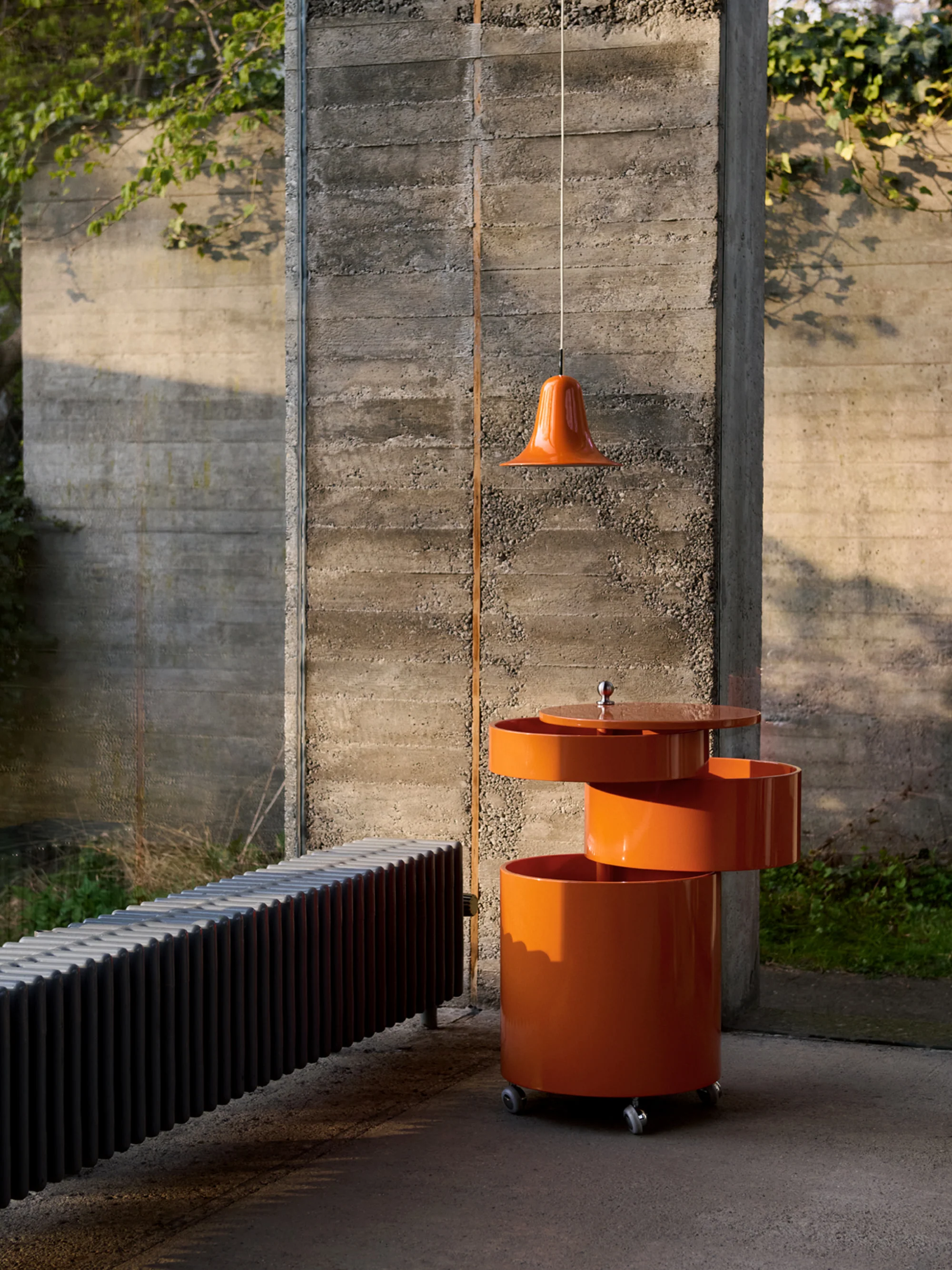 Kleine Pendelleuchte Pantop, Design Verner Panton
