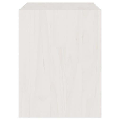 NNEVL Bedside Cabinets 2 pcs White 40x30.5x40 cm Solid Pinewood