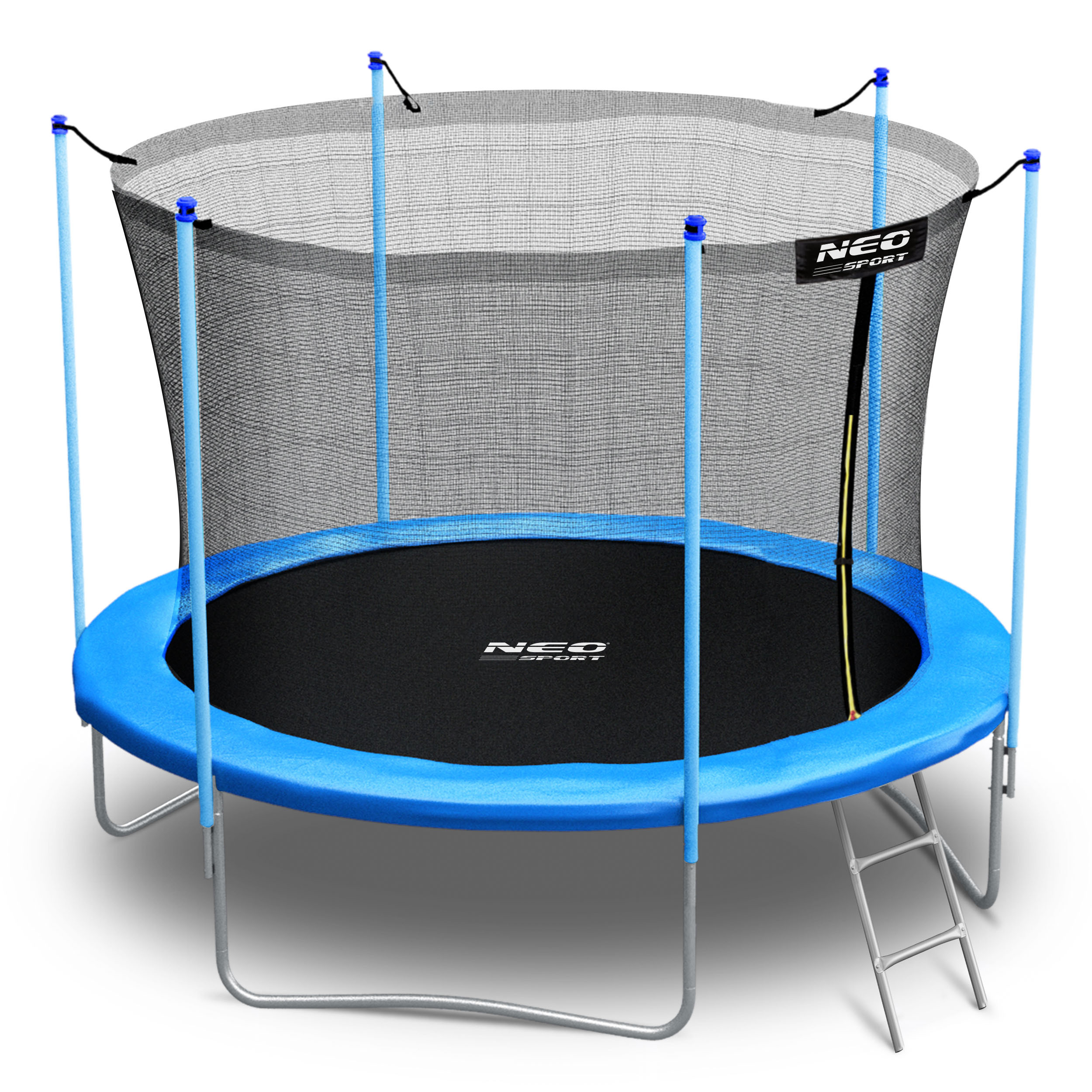 Trampolina ogrodowa z siatką wewnętrzną Neo-Sport 183cm 6ft