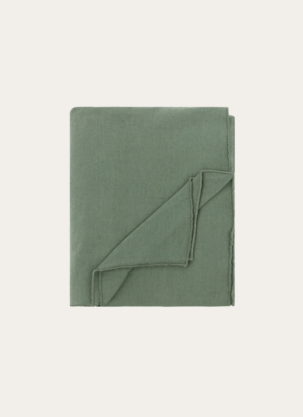 NAPPE COTON ET LIN FINITION BOURDON GRAND FORMAT THYM