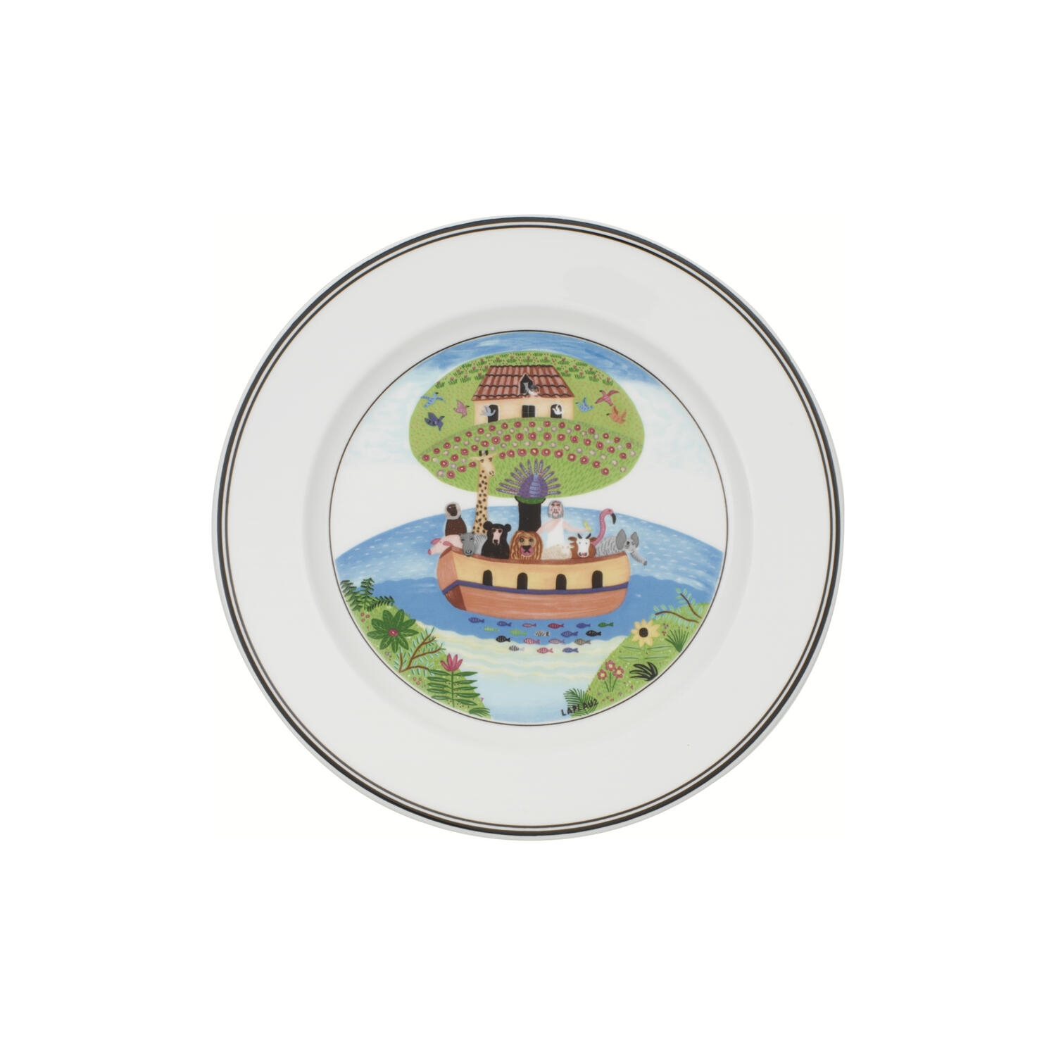 Design Naif tallerken ø 21 cm, Noah's ark