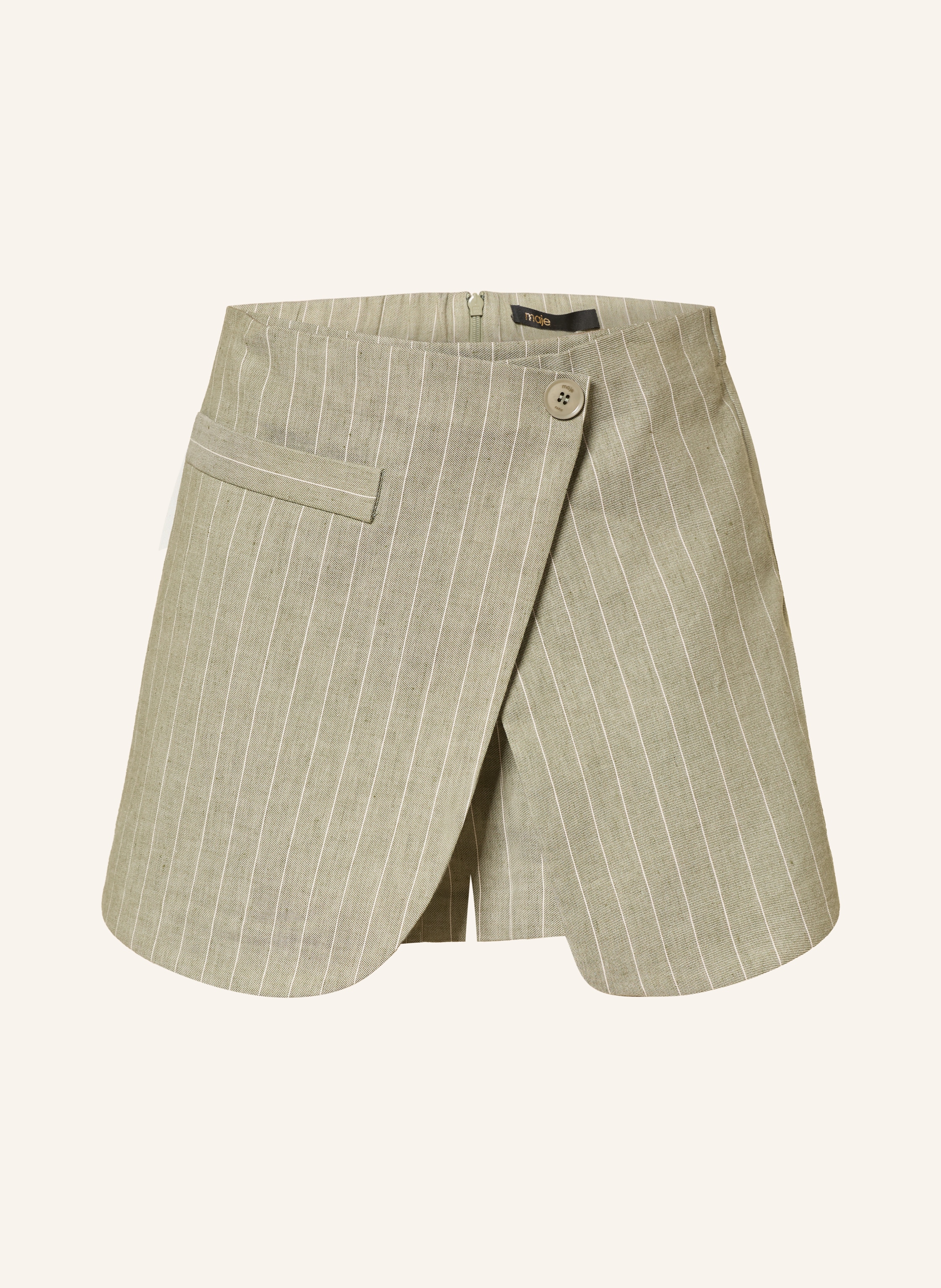 maje Skort mit Leinen