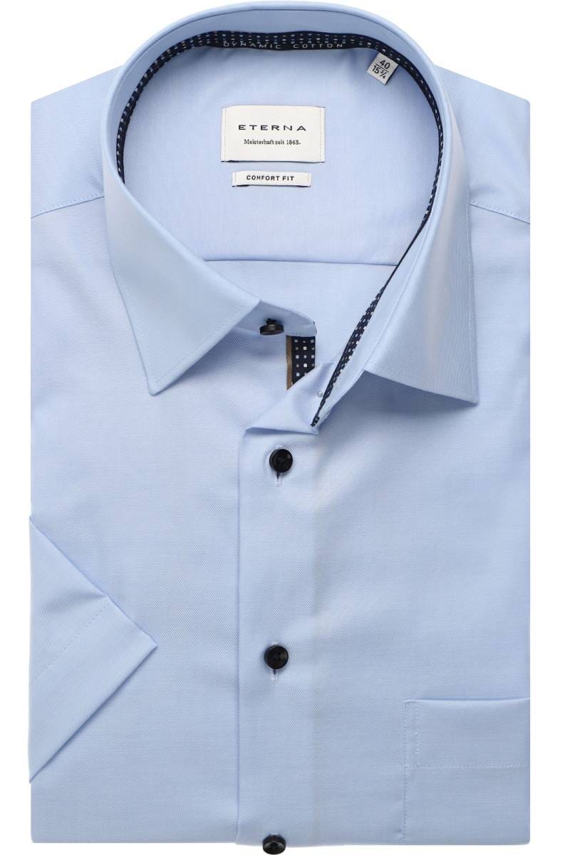 ETERNA Comfort Fit Hemd hellblau, Einfarbig