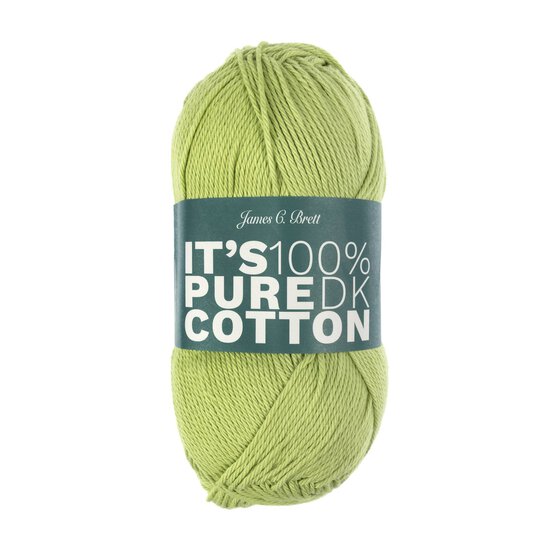 James C Brett Lime It’s Pure Cotton Yarn 100g