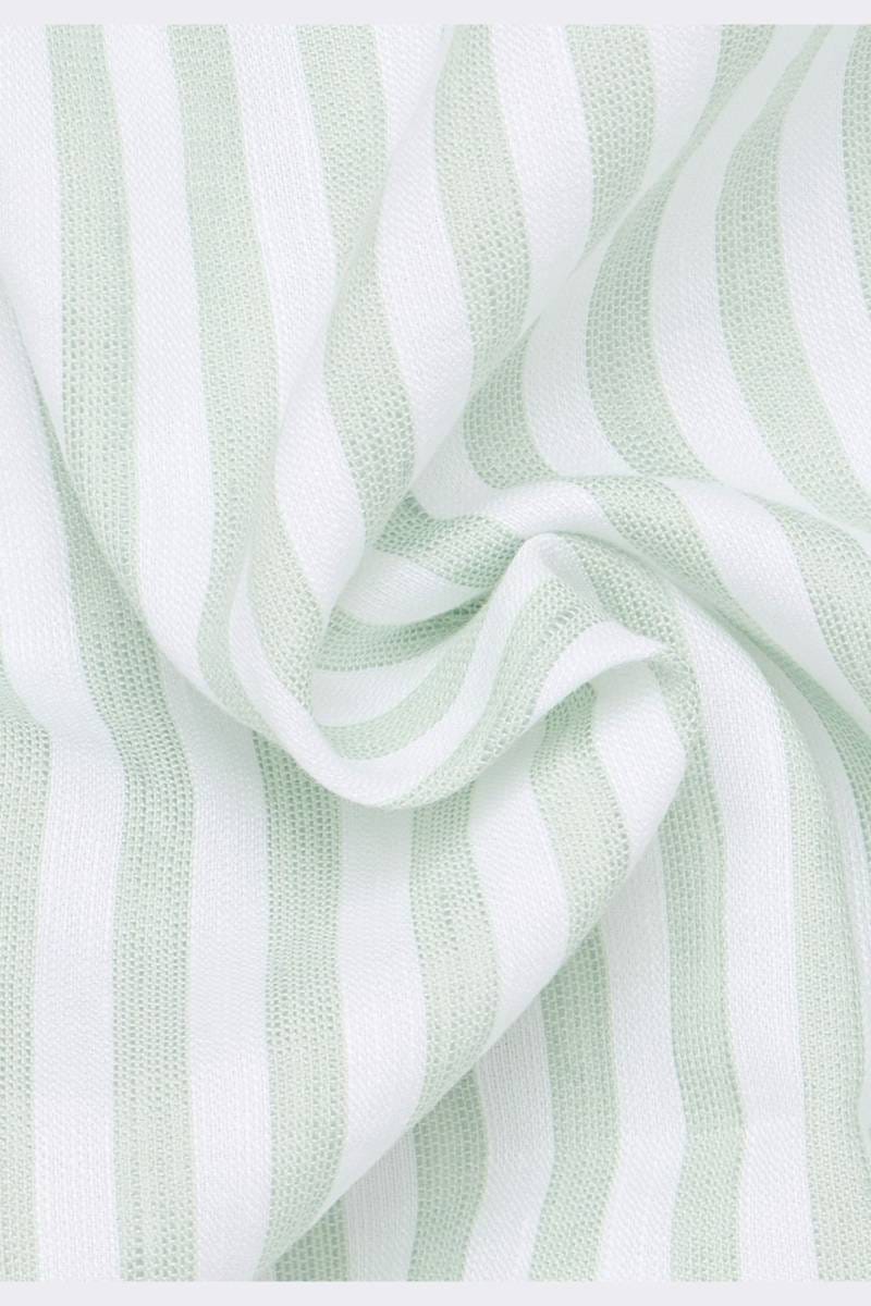 ETERNA 1863 Comfort Fit Leinenhemd grün, Gestreift