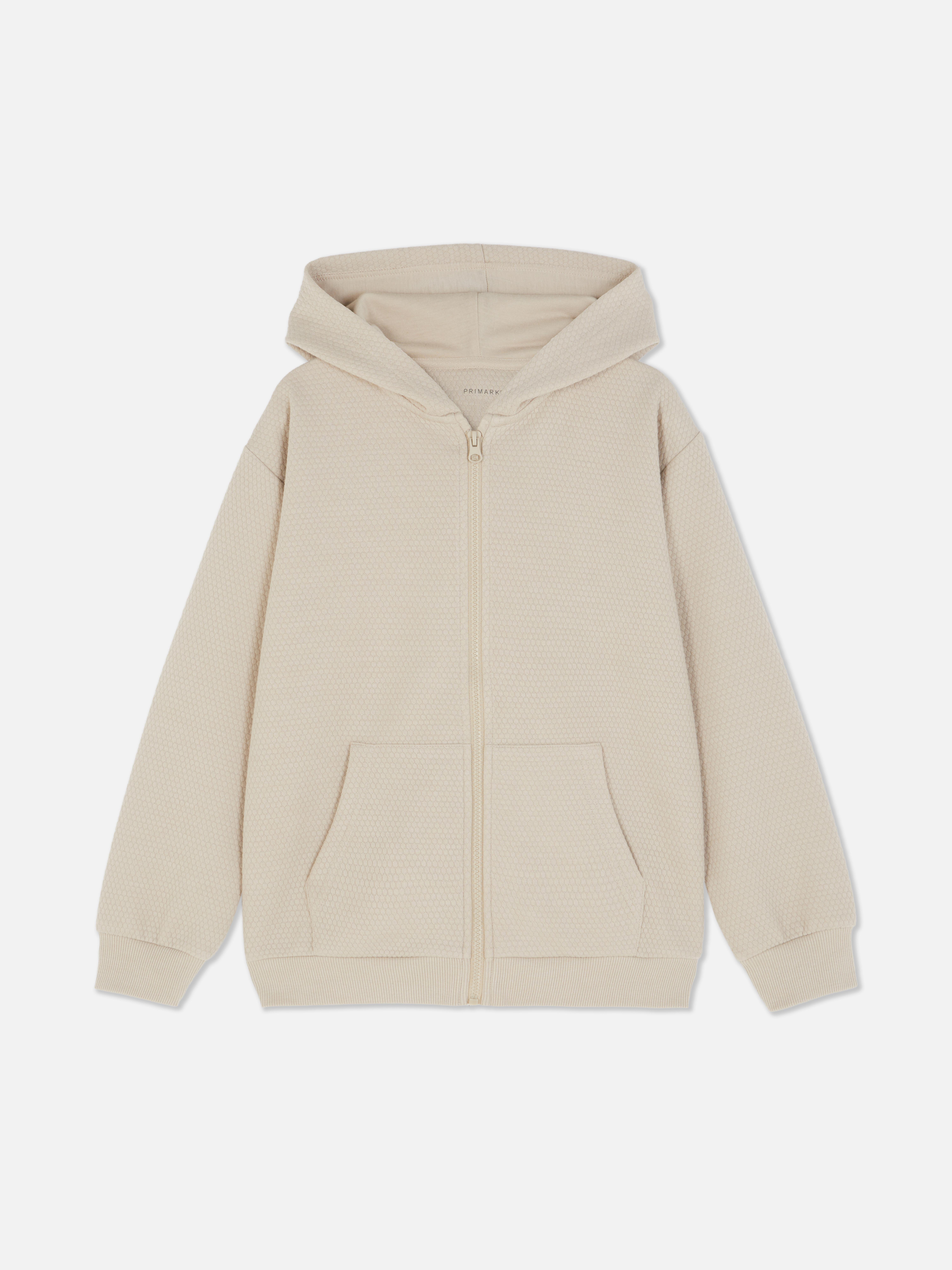 Textured Zip Hoodie