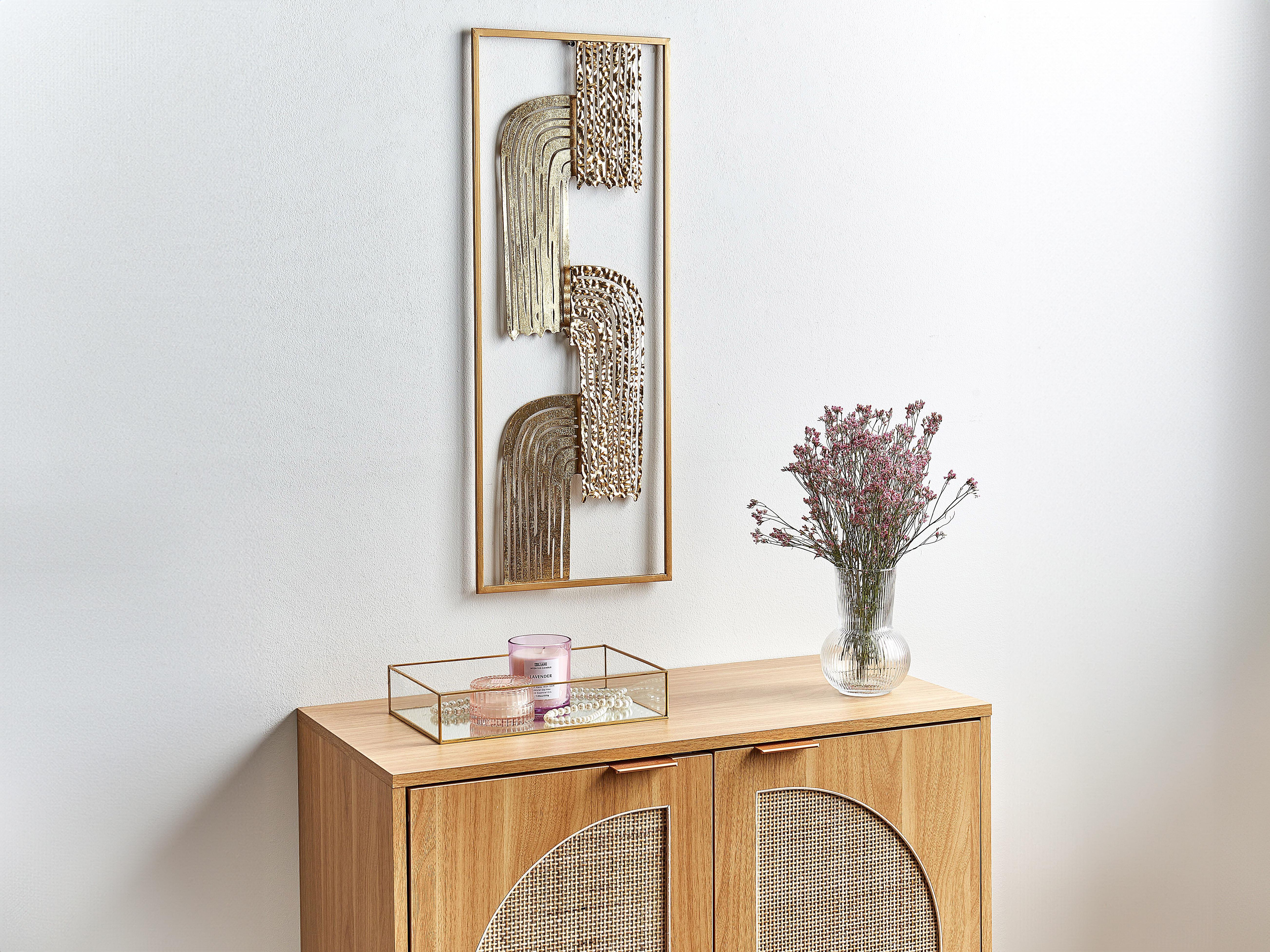 Wall Decor THULIUM Metal 75 cm Gold