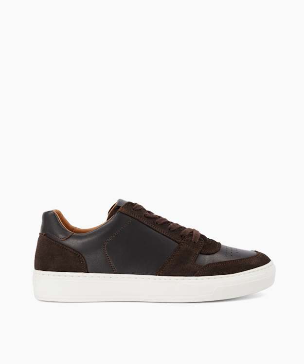 Tawly Brown - Leather Cup Sole Trainers