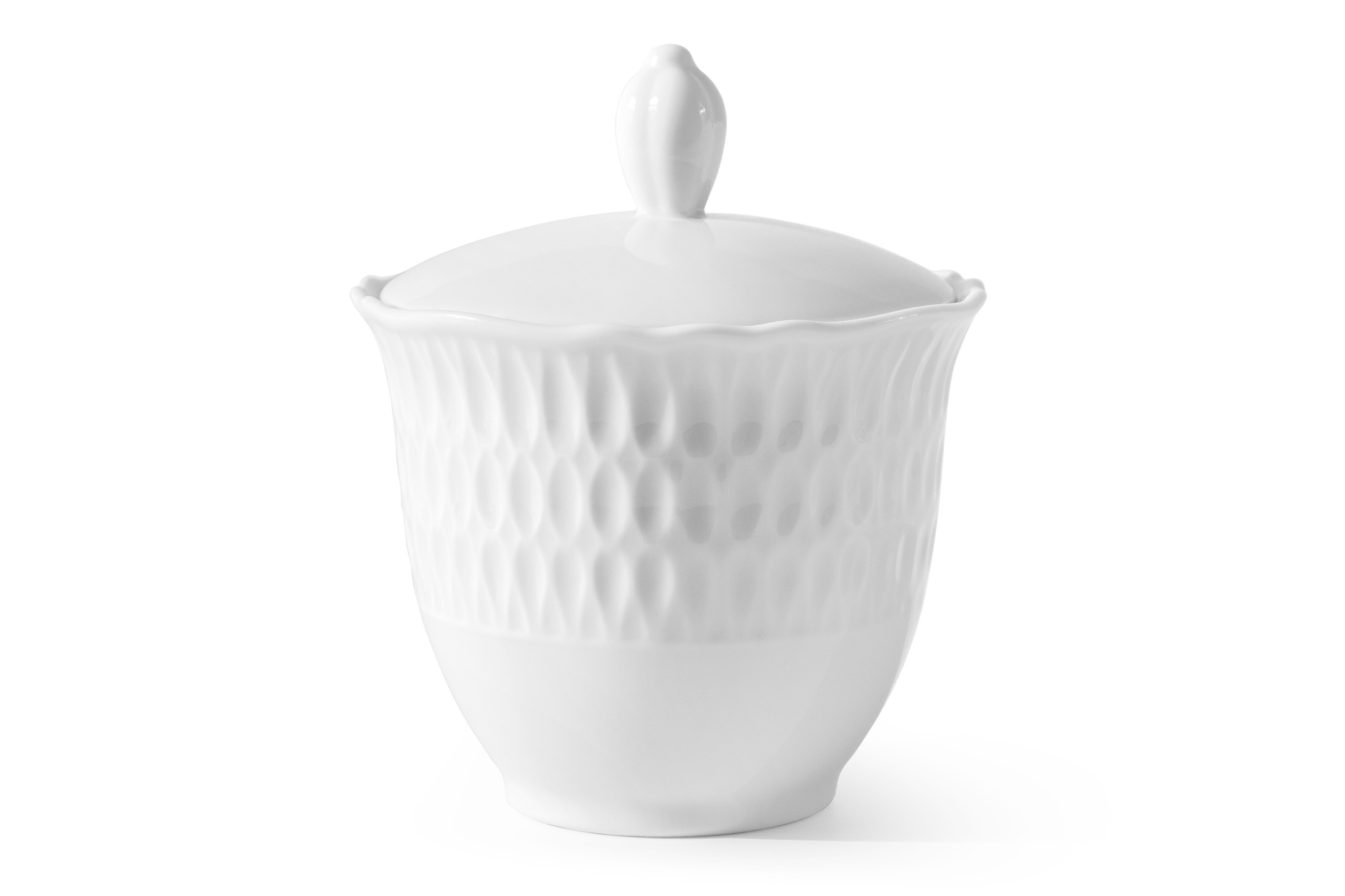 KONSIMO SOFIA BIAŁA Cukiernica porcelanowa, 250 ml, Polski Produkt