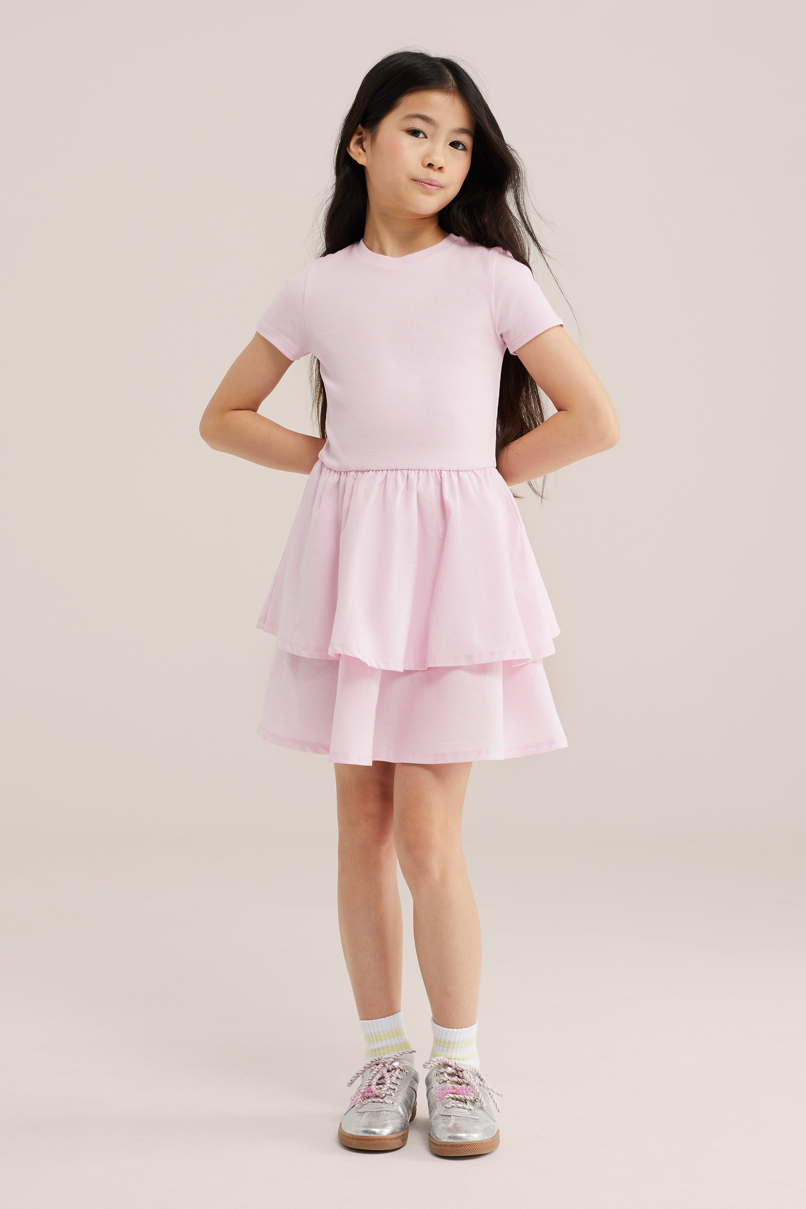 Meisjes slim fit jurk