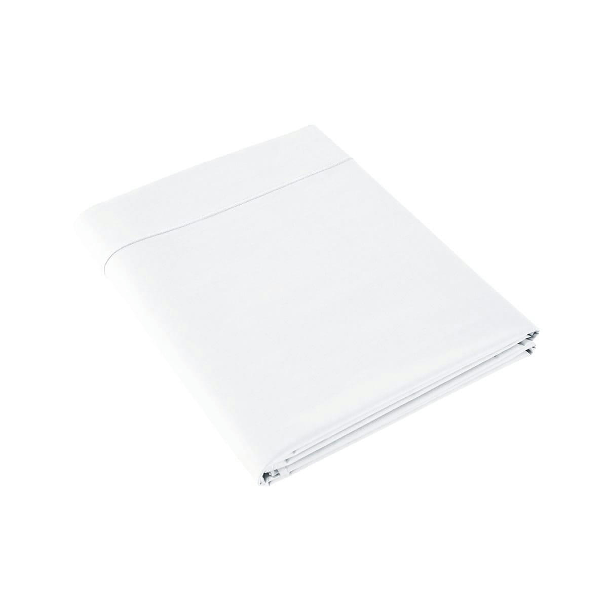 VEXIN - Drap plat coton blanc 180x290 cm