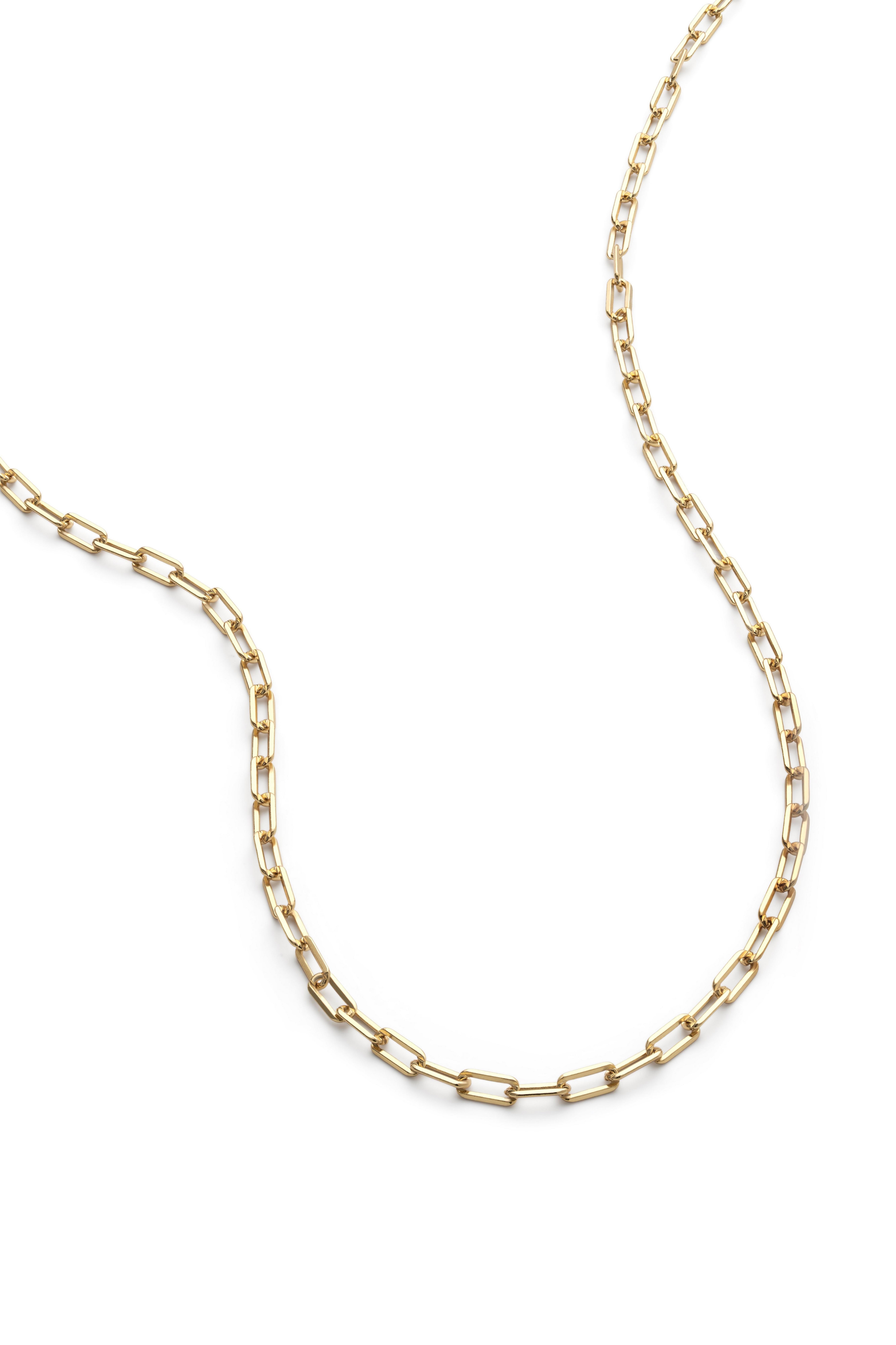 Elk & Bloom Thick 18K Gold Long Chain Necklace
