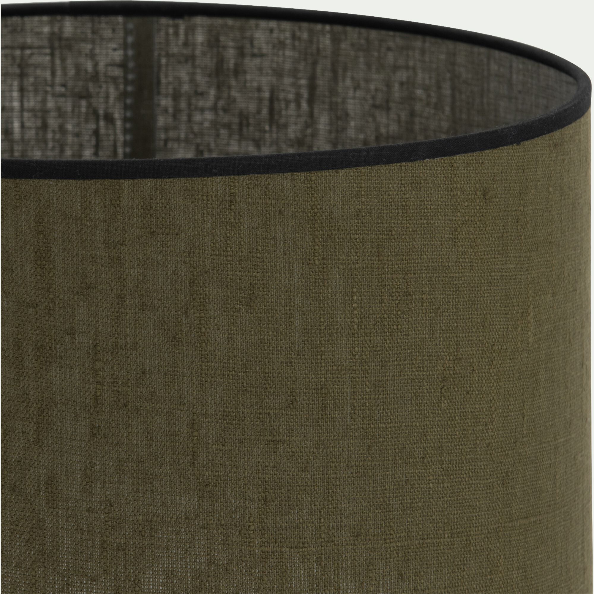 ADRIA - Abat-jour cylindrique en lin D32cm - vert