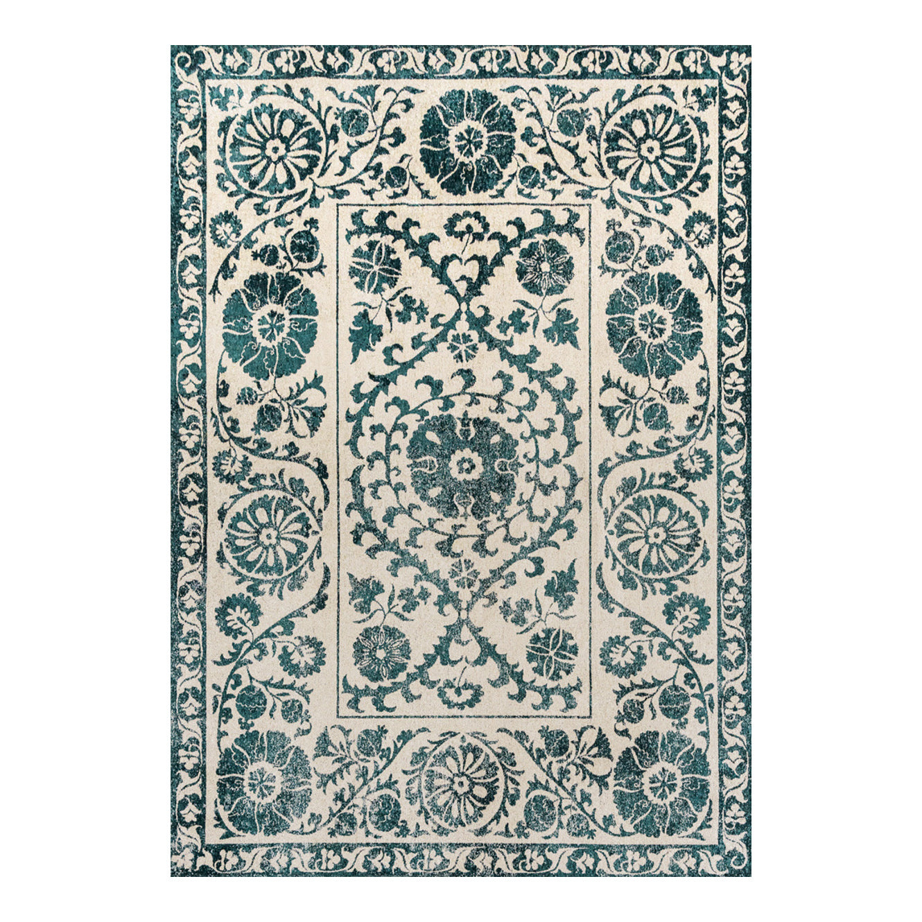 Louis De Poortere vloerkleed Notos - groen - 170x240cm