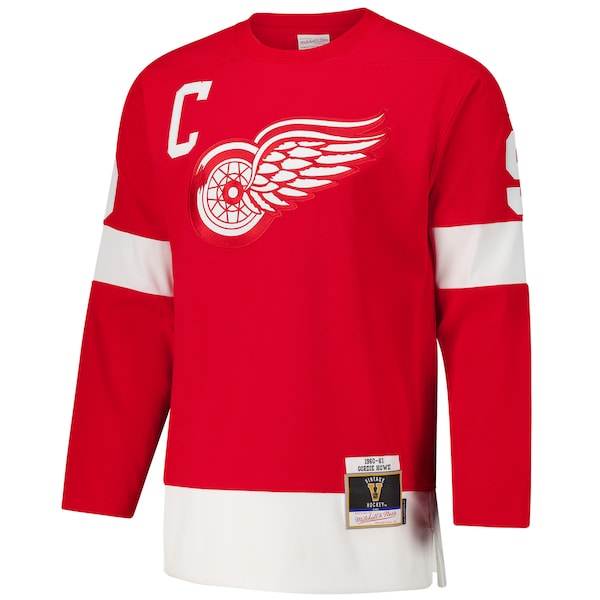 Gordie Howe Detroit Red Wings 1960-61 Power Play Jersey - Red