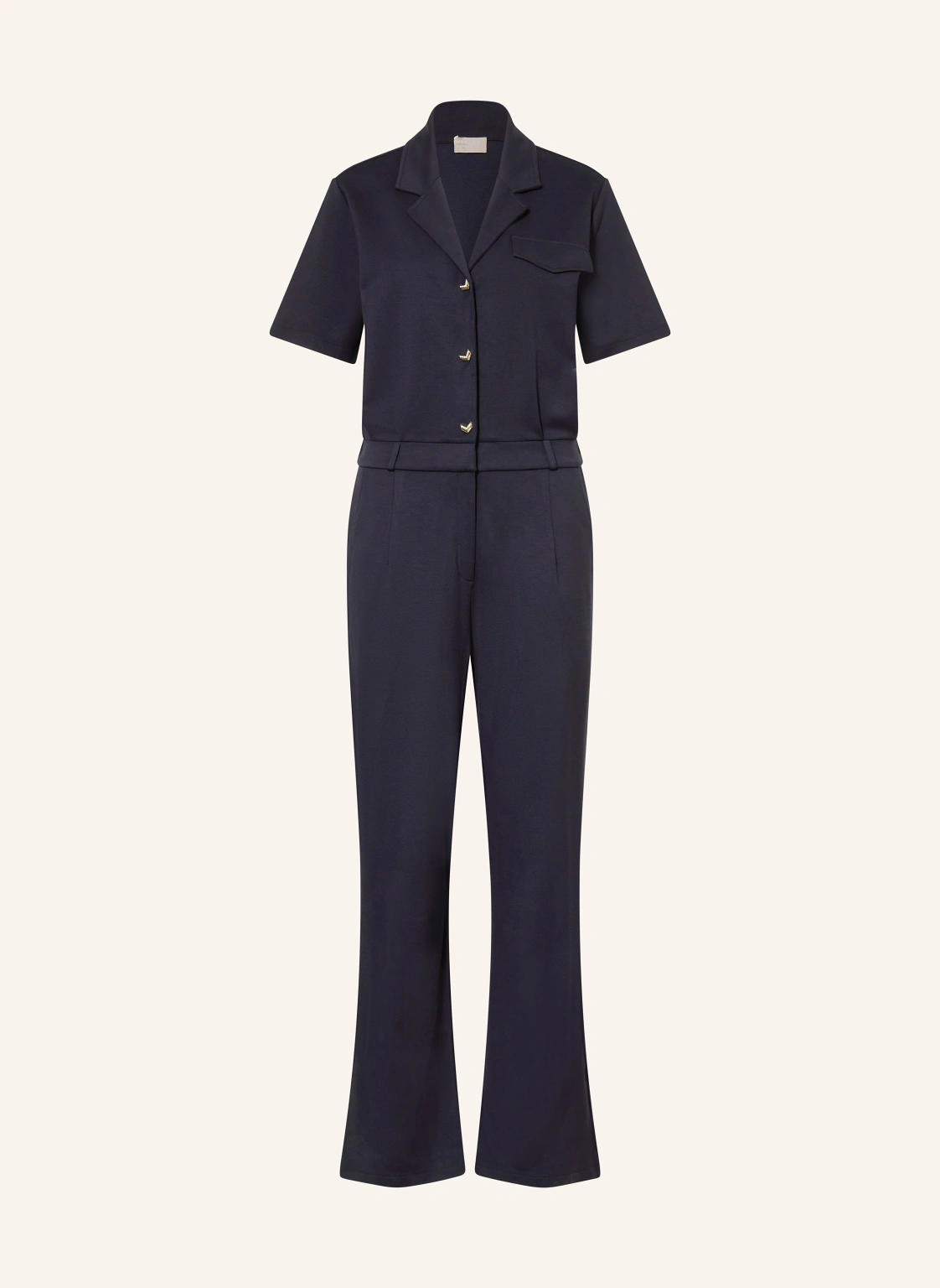 LIU JO Jersey-Jumpsuit mit Schmucksteinen