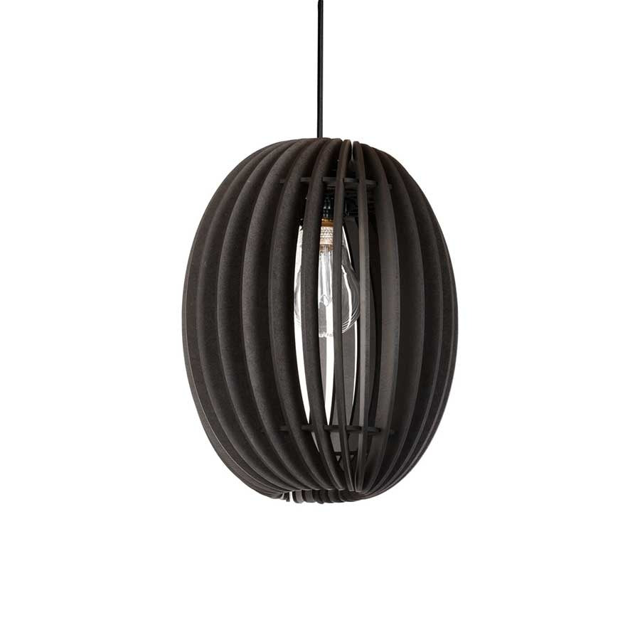 Blij Design hanglamp Swan - 1 lichts - 21 x 135  cm - zwart