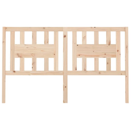 NNEVL Headboard 186x4x100 cm Solid Wood Pine