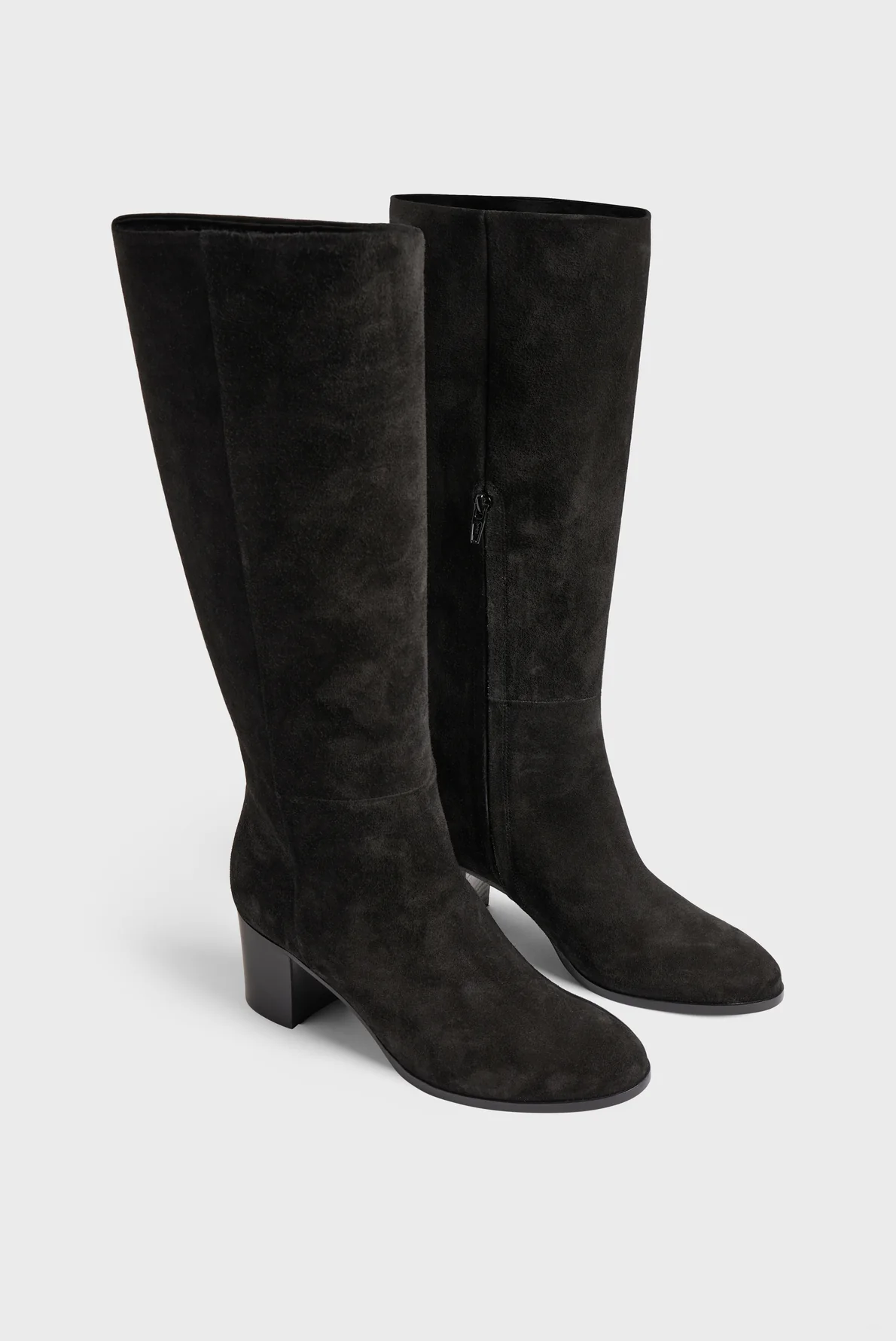 Bottes en cuir velours - LIZZIE