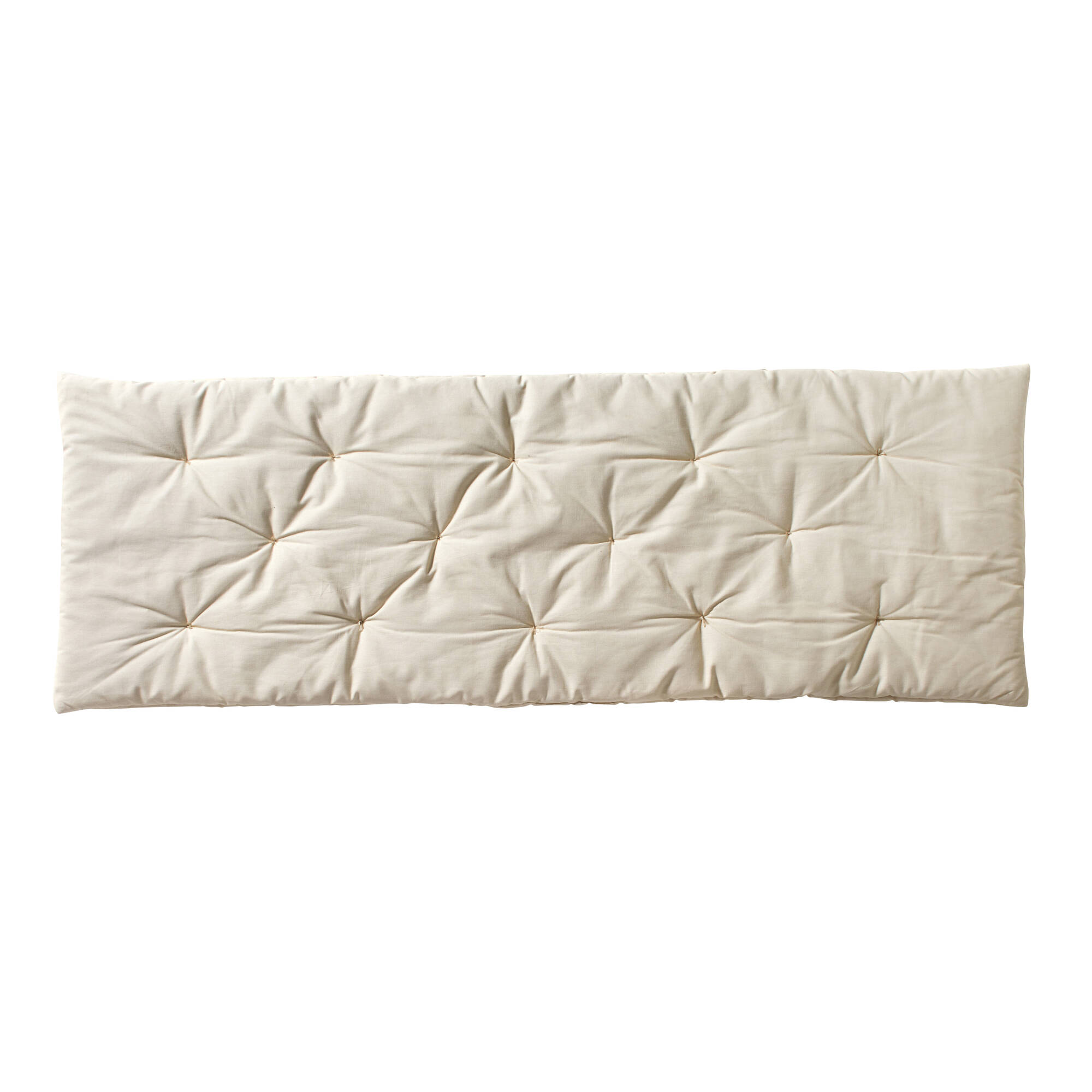 Long coussin uni d'assise de canapé