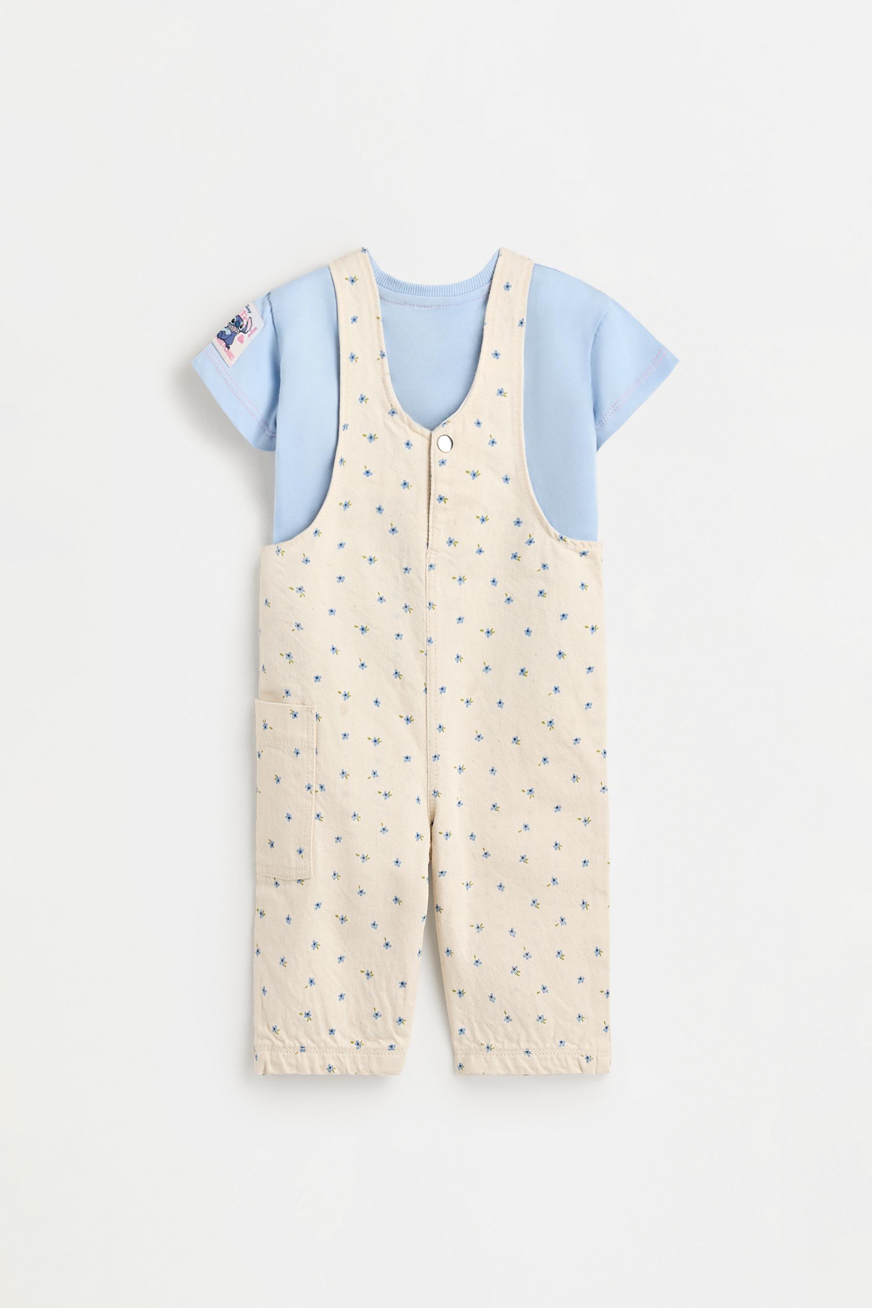 Set Stitch ©Disney camiseta y peto denim