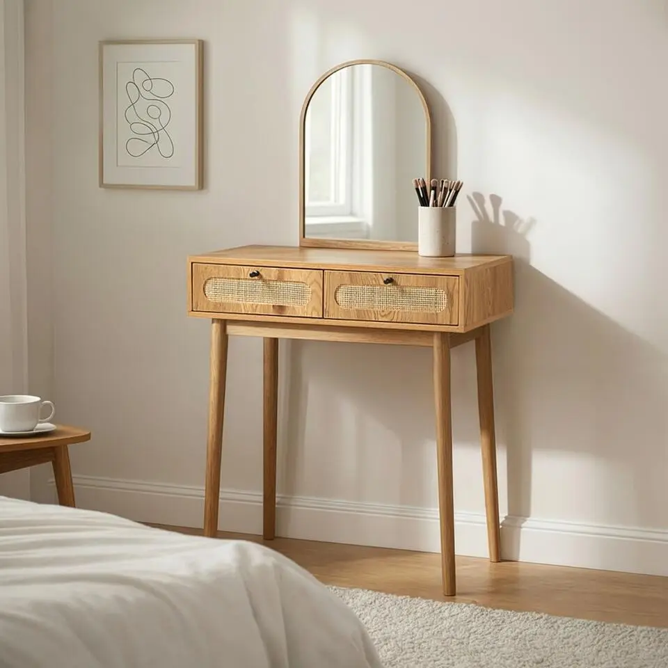 Calicosy - ALIA Kaptafel - Licht hout - 80x39x140 cm