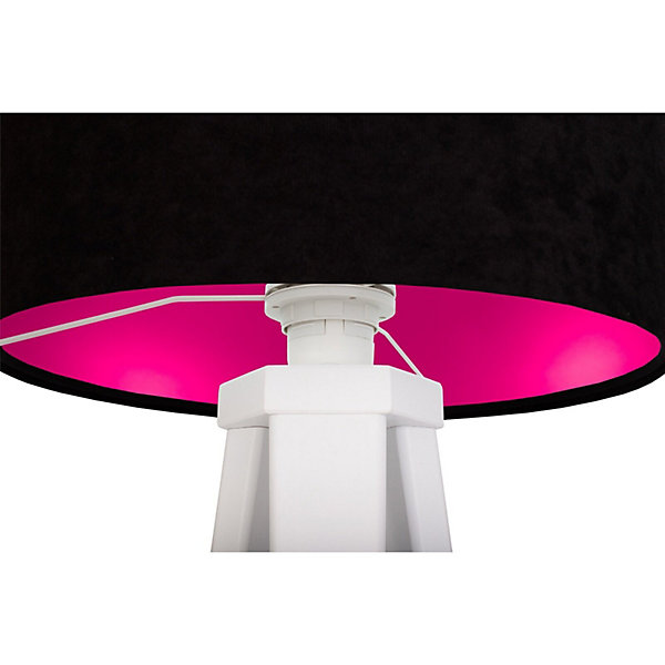 Lampe de chevet kids 010s-004 30 x 30 x 46 cm Blanc, noir, rose