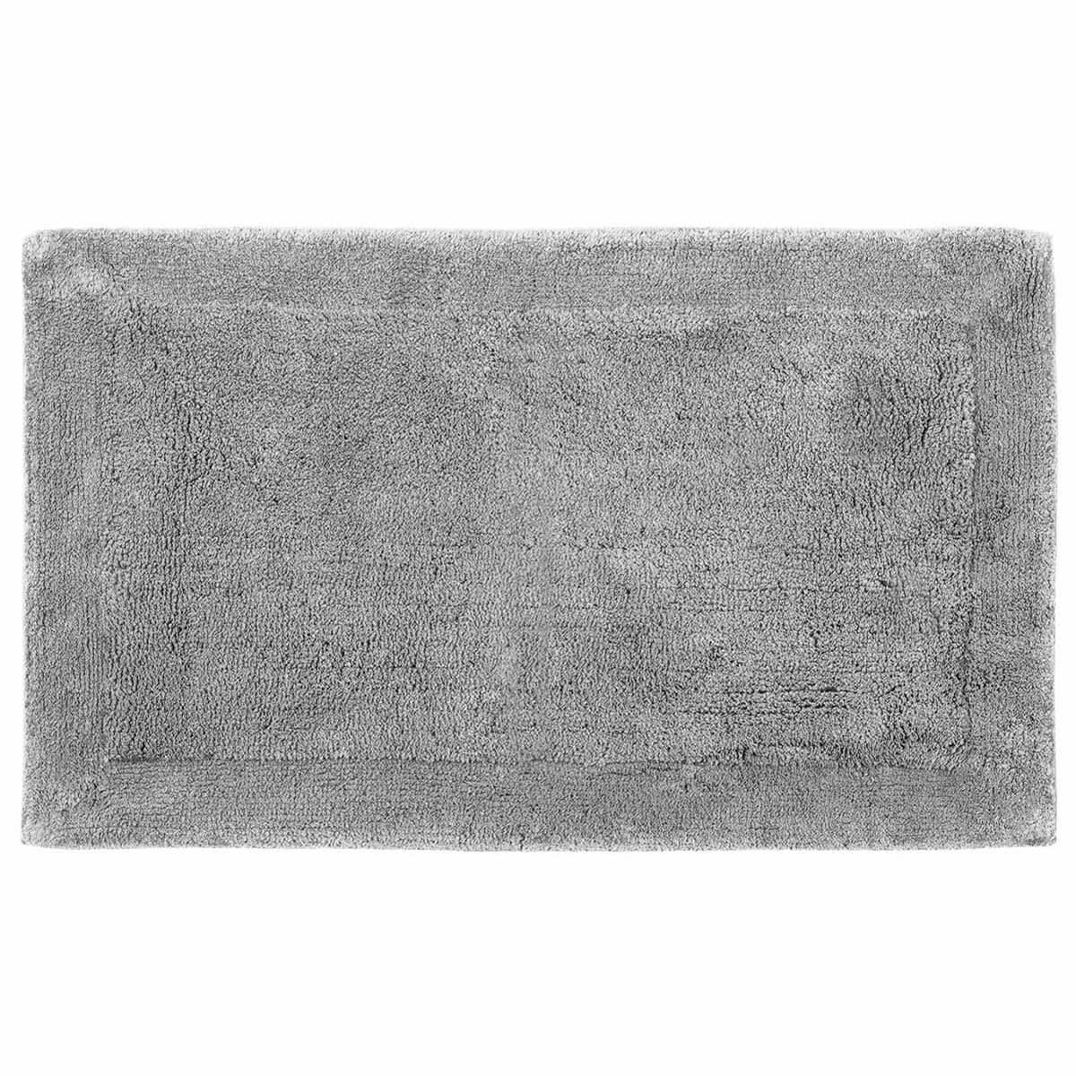 NUANCO - Tapis doux & épais de bain ou d'intérieur Gris Perle 70x120 cm