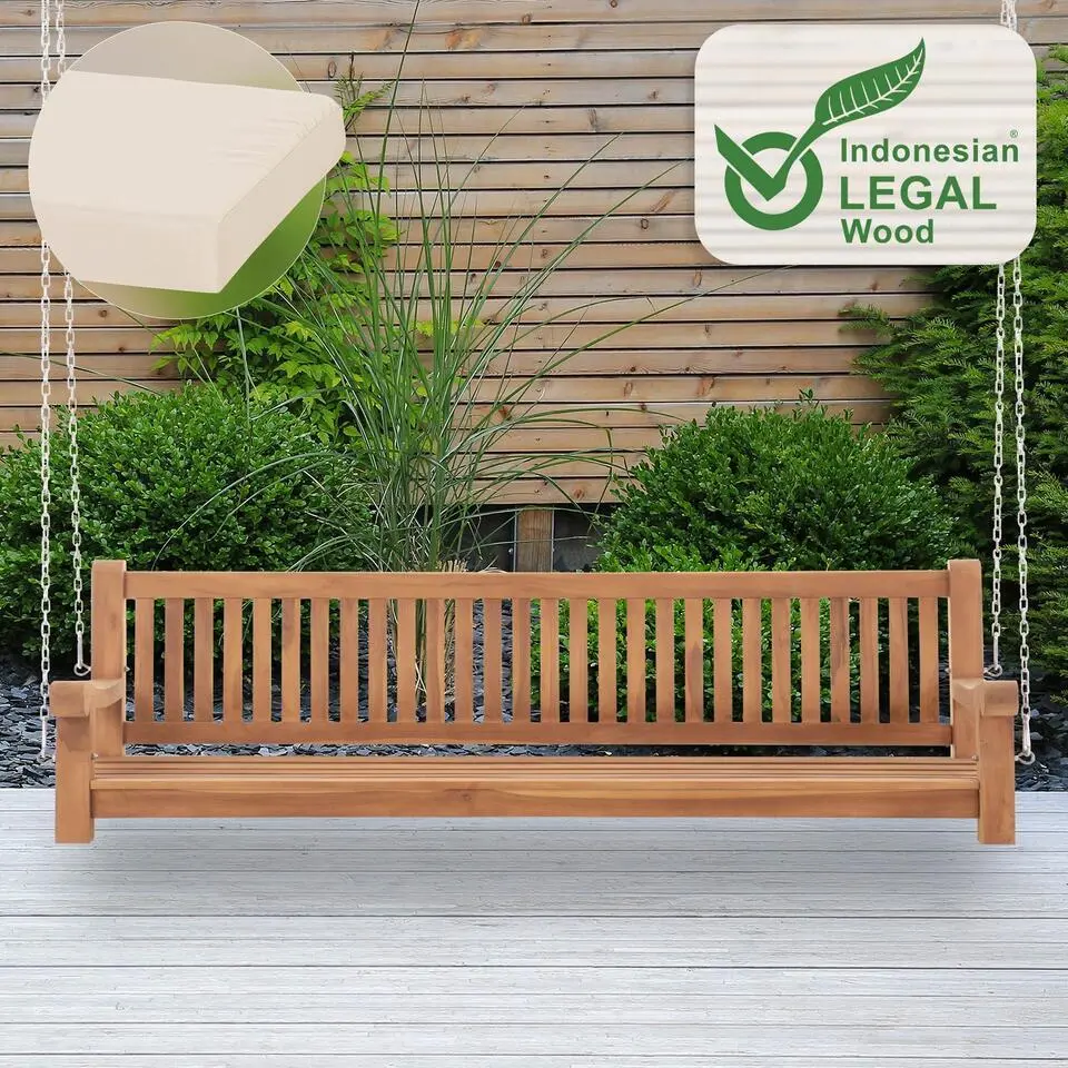 CLP Schommelbank Joyce 220 cm - creme