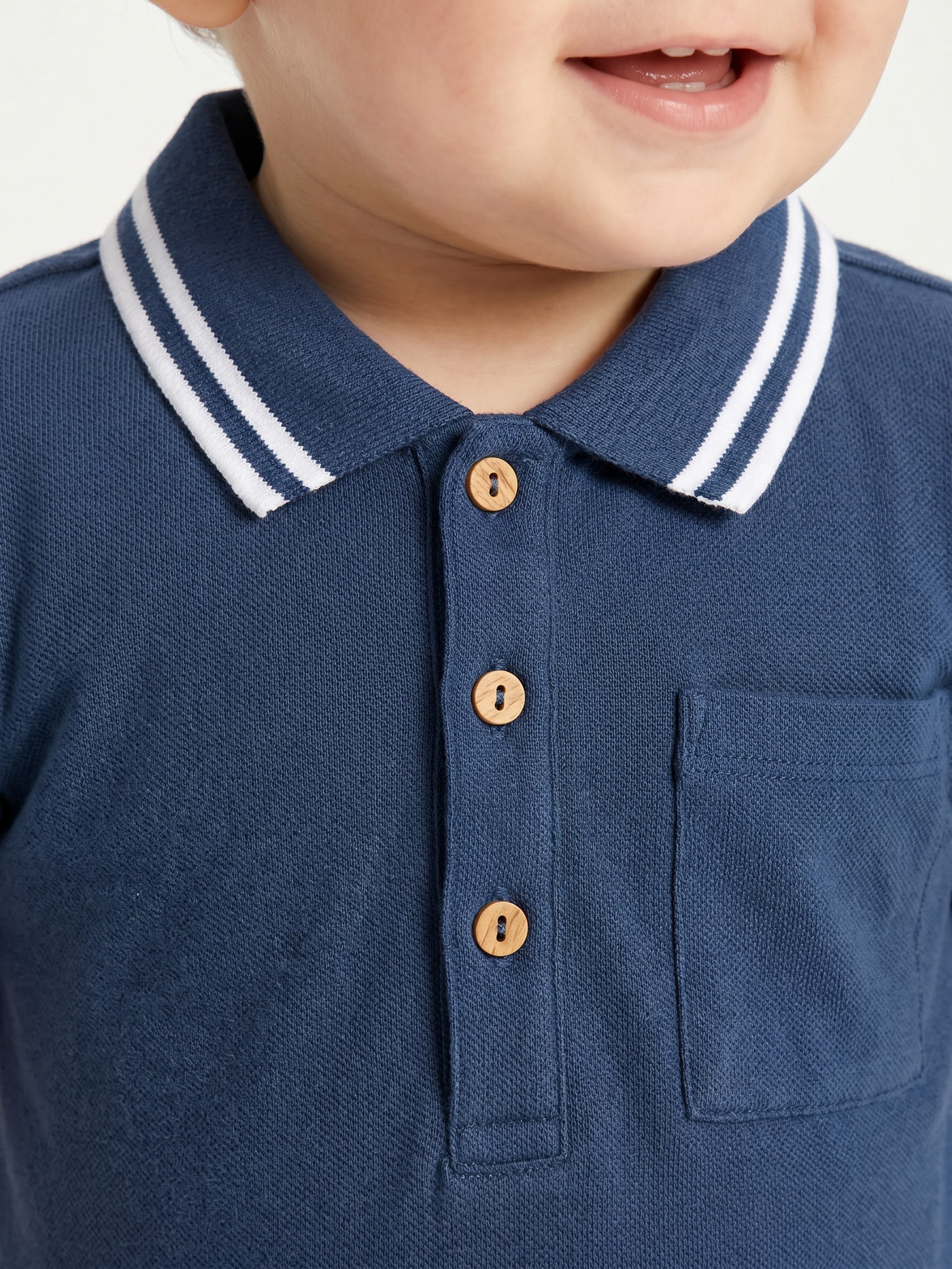 Rampers w stylu polo