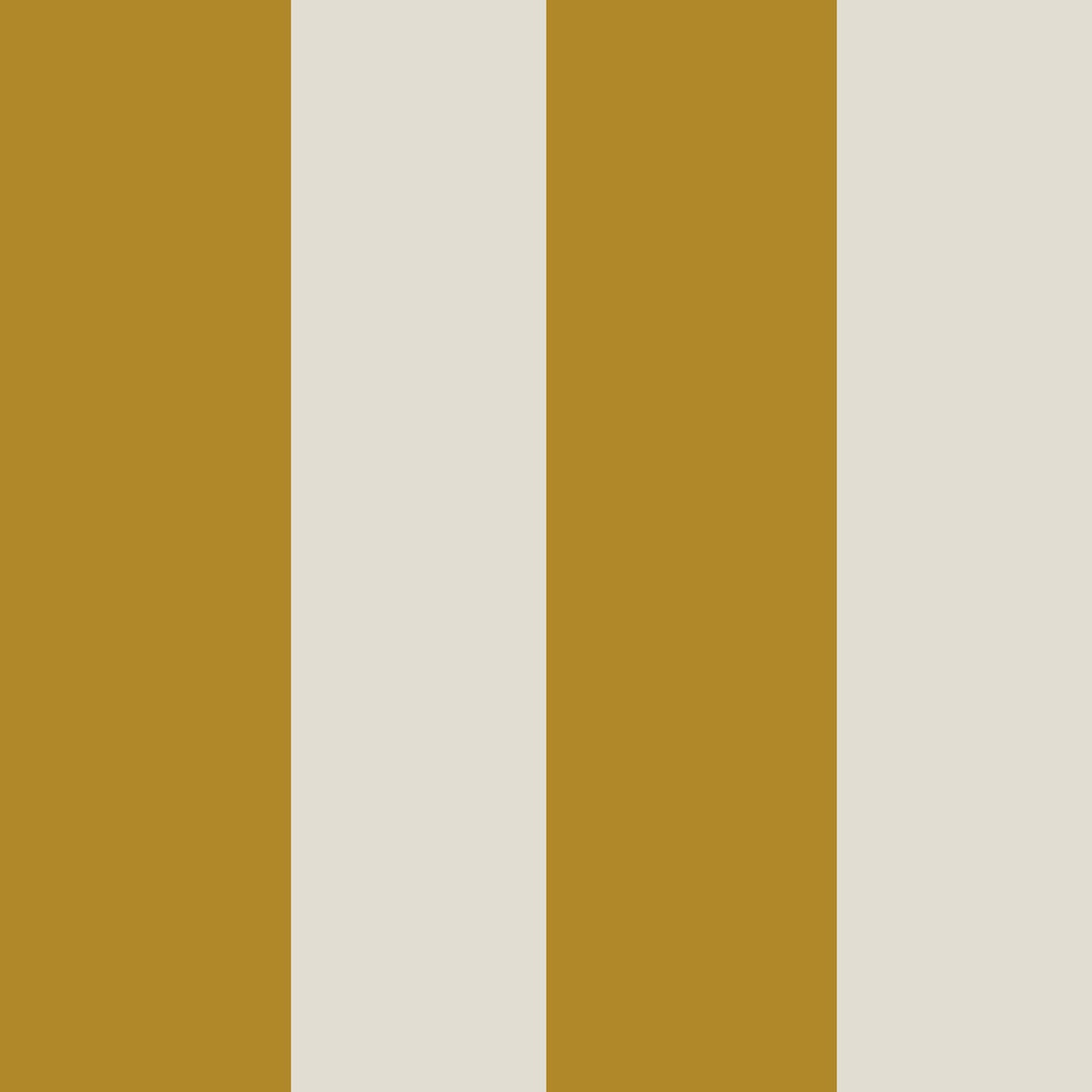 Joules Vliesbehang - Harborough Stripe Antique - Goud - 10mx52cm