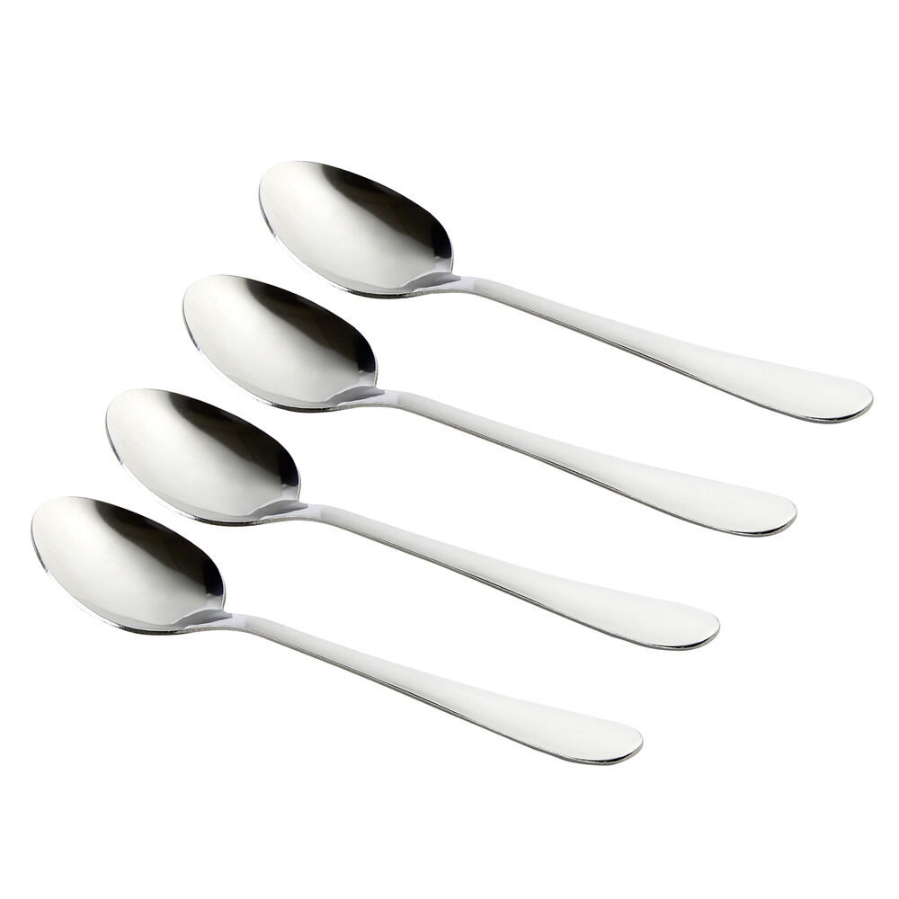 Cuillère à soupe en acier x4