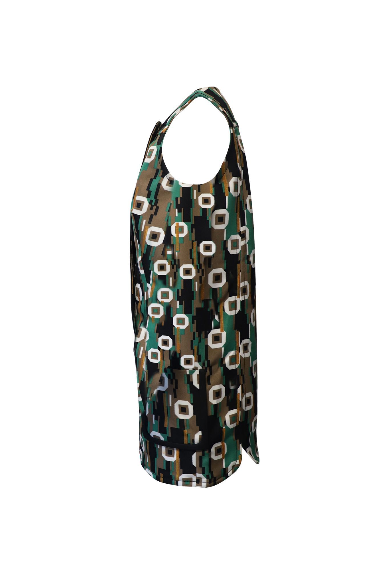 Balenciaga Preloved Printed Dress in Multicolour Polyester