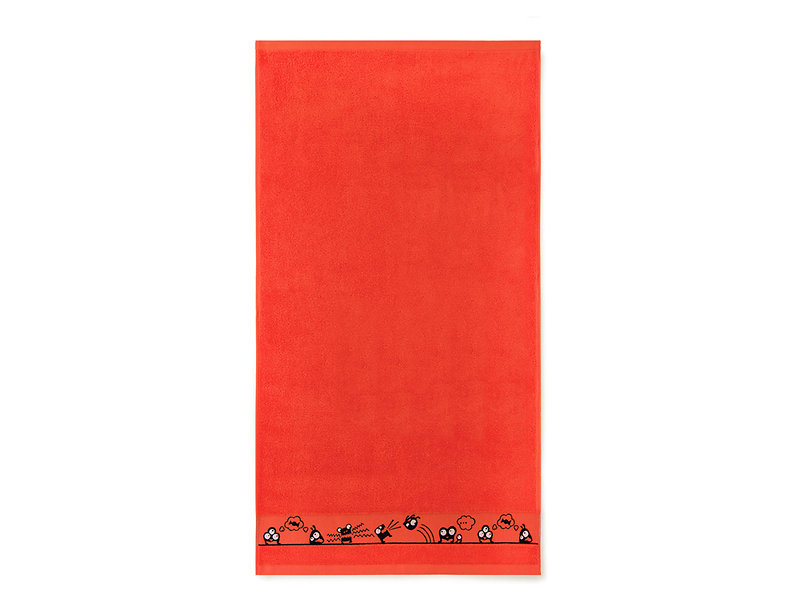 Ręcznik do rąk Oczaki 50x70 cm czerwony