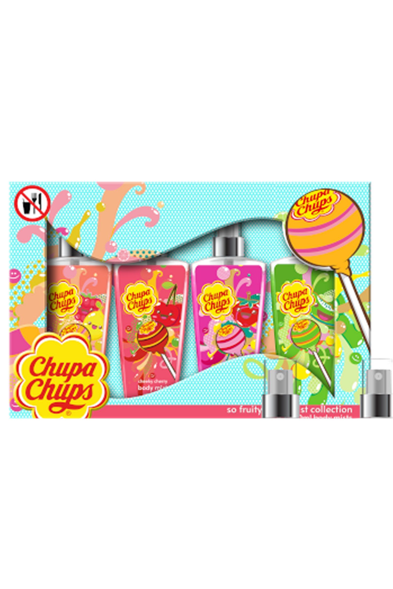 Chupa Chups So Fruity Body Mist Collection:Cherry, Melon, Tutti Frutti, Strawberry