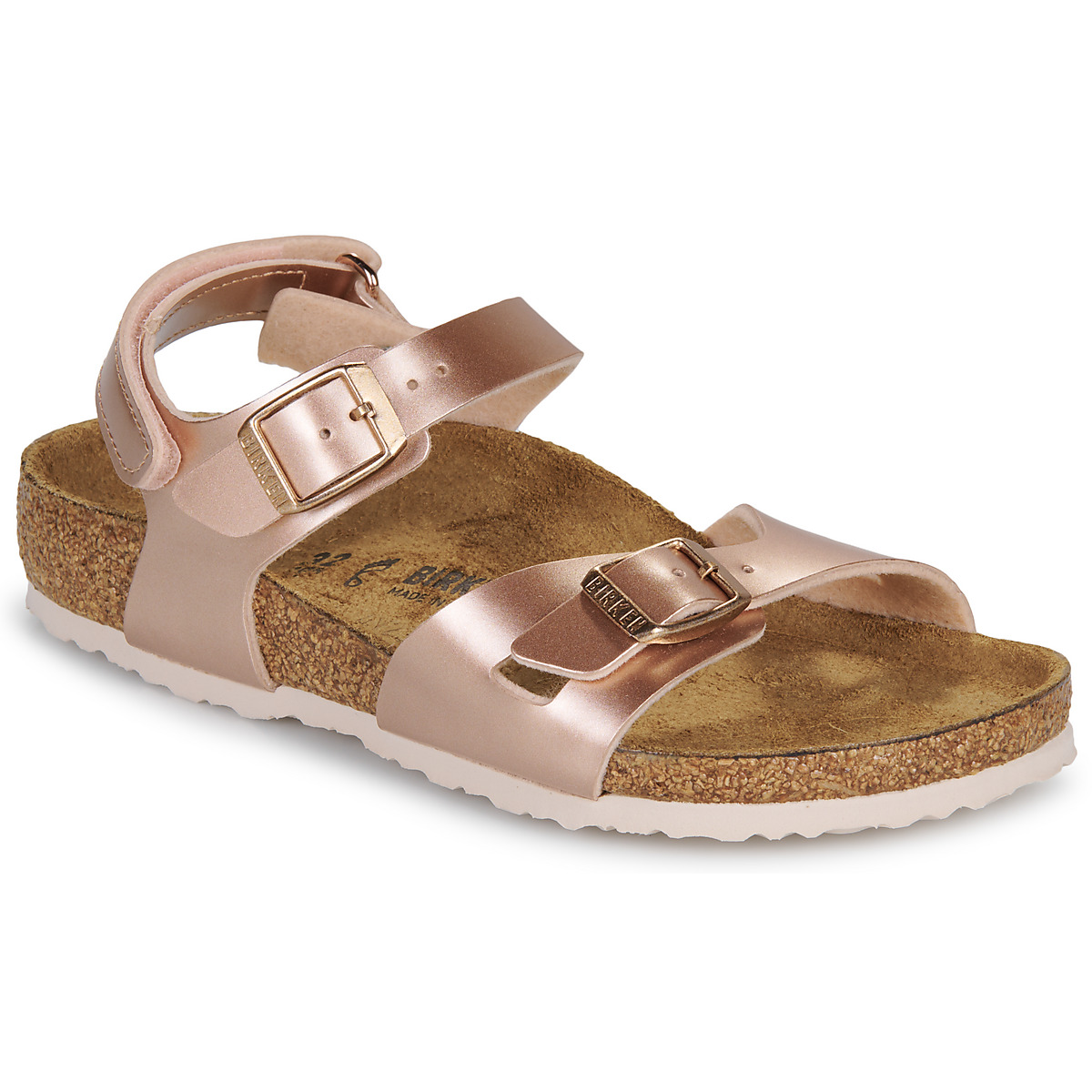 BIRKENSTOCK - Rio AS Kids BF Electric Metallic Copper - Electric / Metallic / Copper / Regular