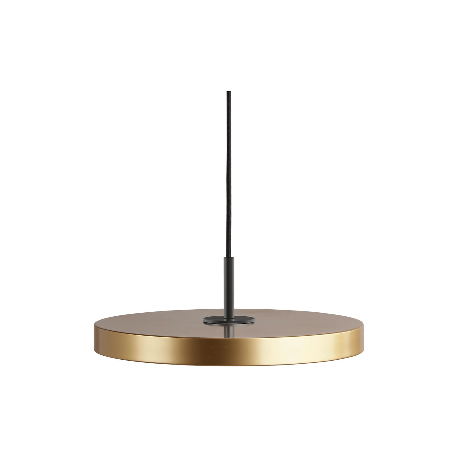 Asteria Plus Pendant, brass/black