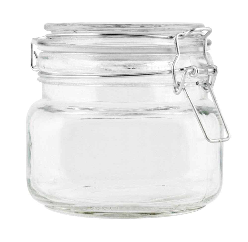 SYLTEGLASS FIRKANTET 0,5L