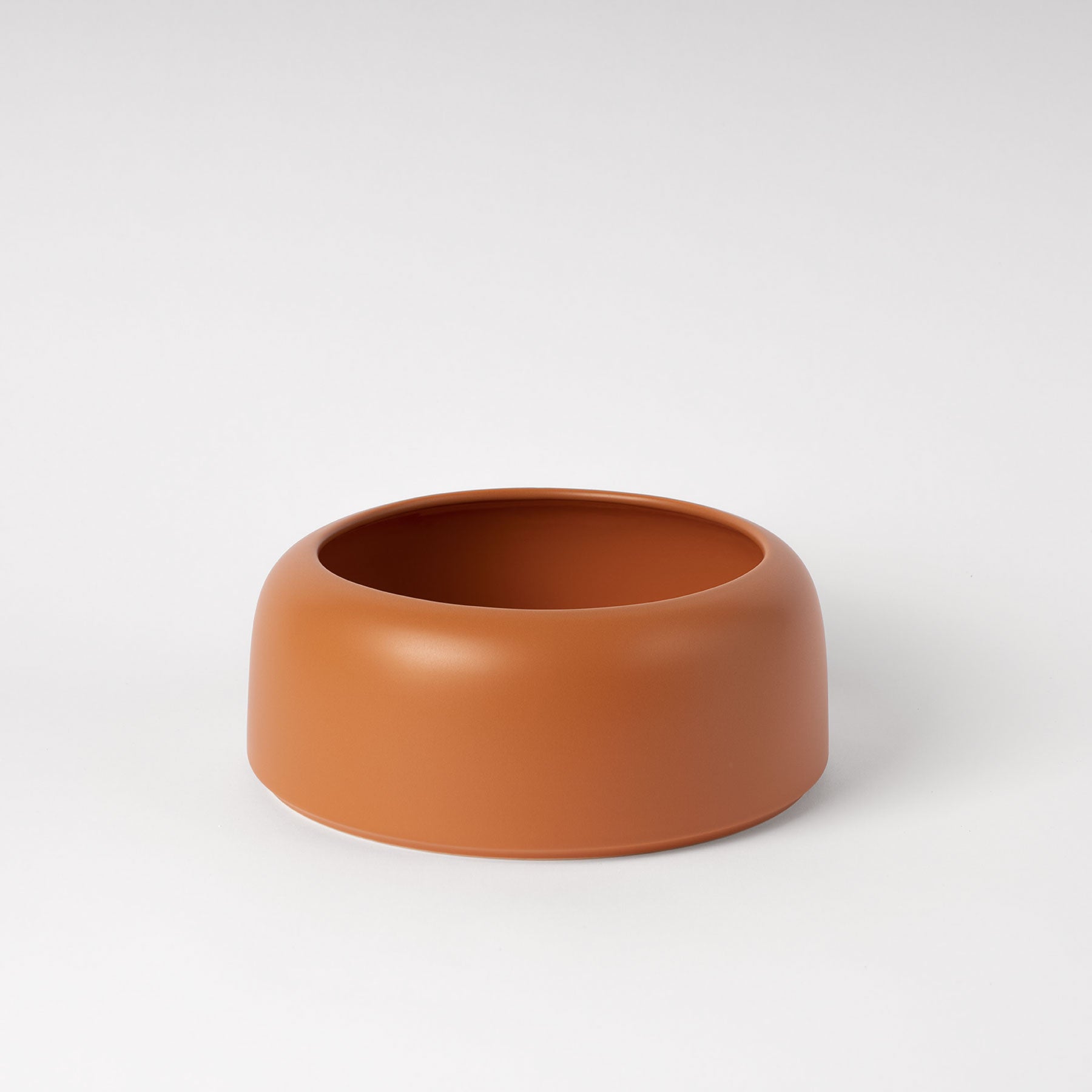Cinnamon Rounded Rim Decorative Bowl