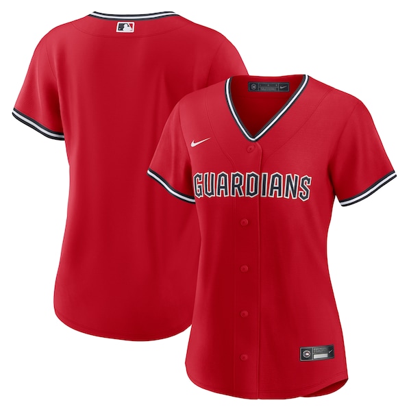 Cleveland Guardians Nike Women's Alternate 2 Replica Jersey - Red/Navy