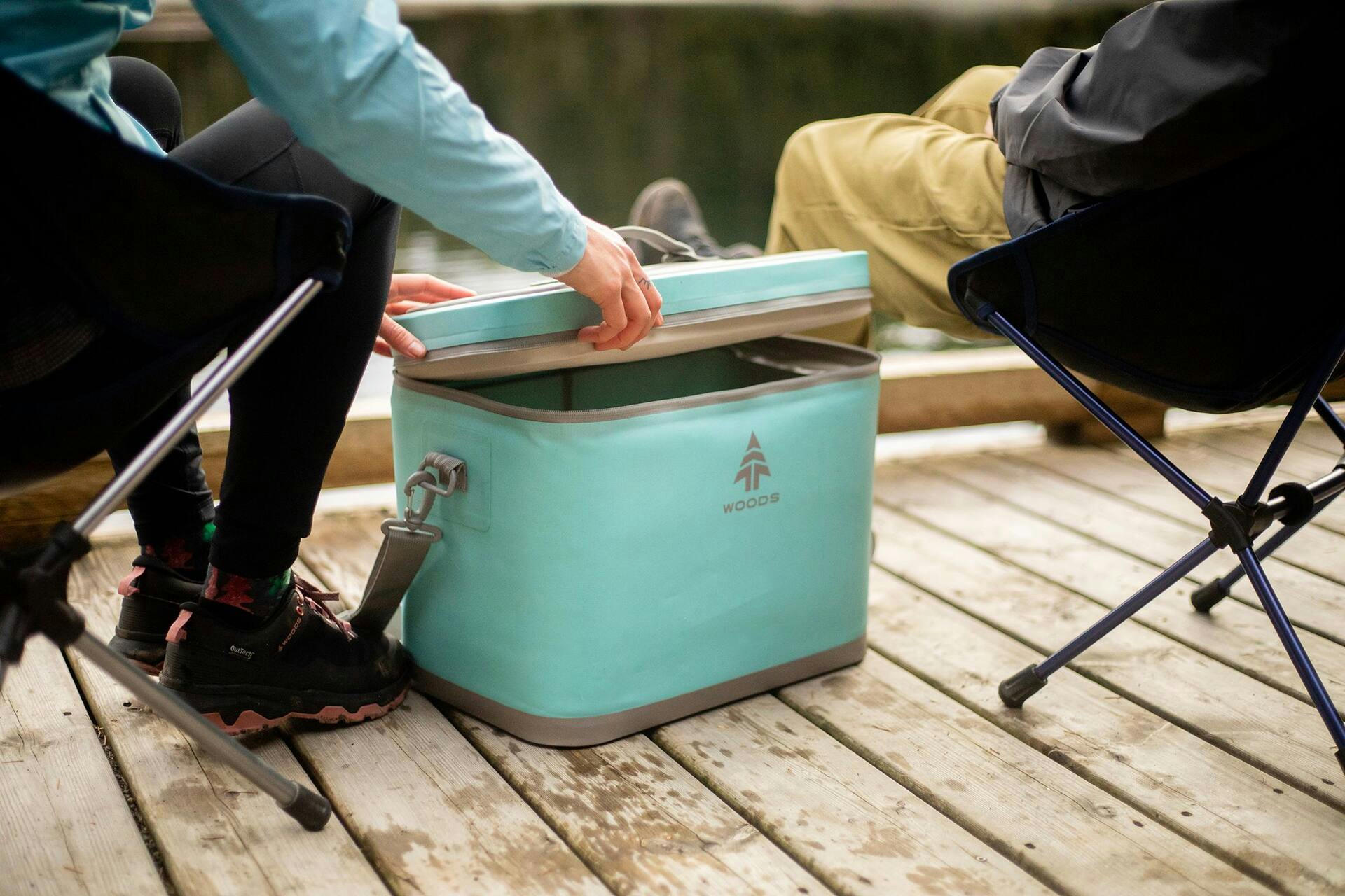 Woods BERG Soft Cooler Tote w/ Watertight Seams and Leak-proof Liner, 30 Can Capacity, 18-L