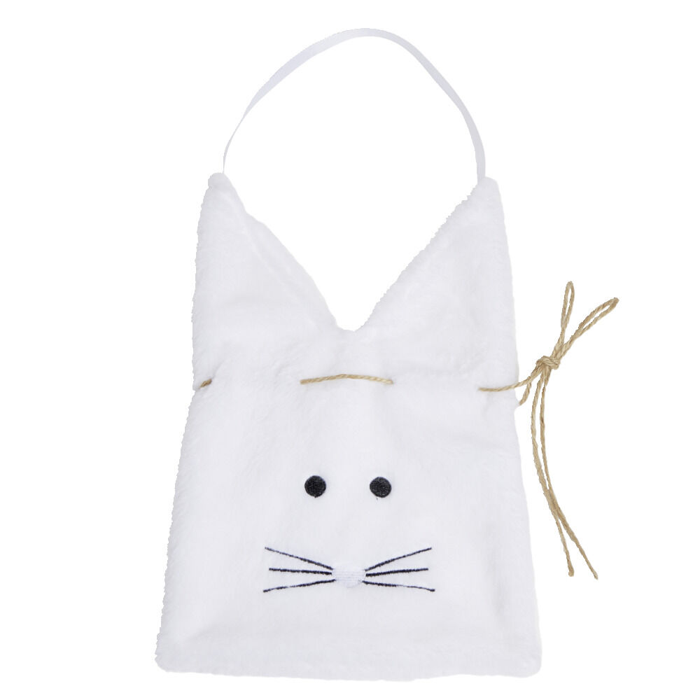 Sac de Pâques cabas peluche lapin
