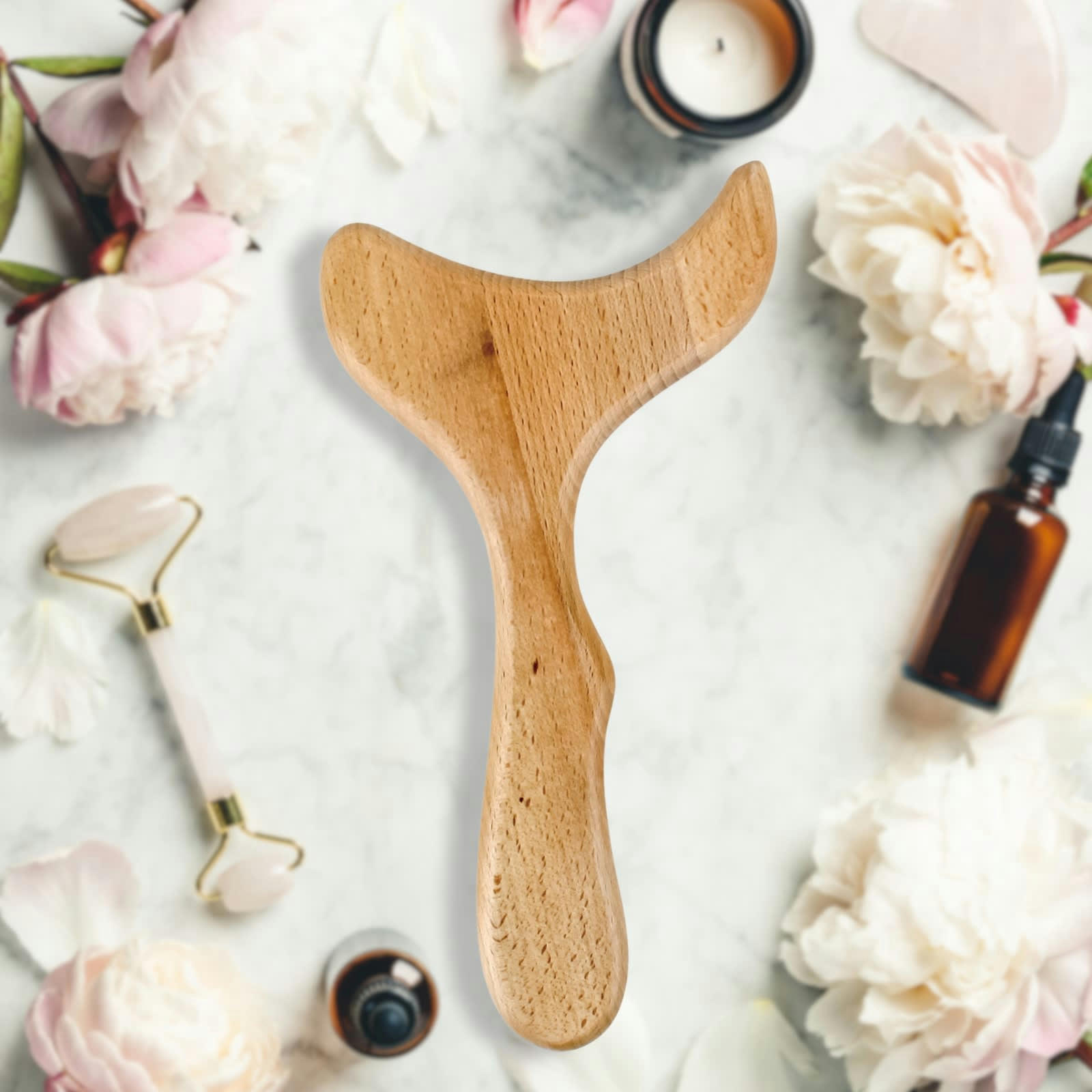 MARYSE - Masseur accessoire madérothérapie et bien-être en chêne