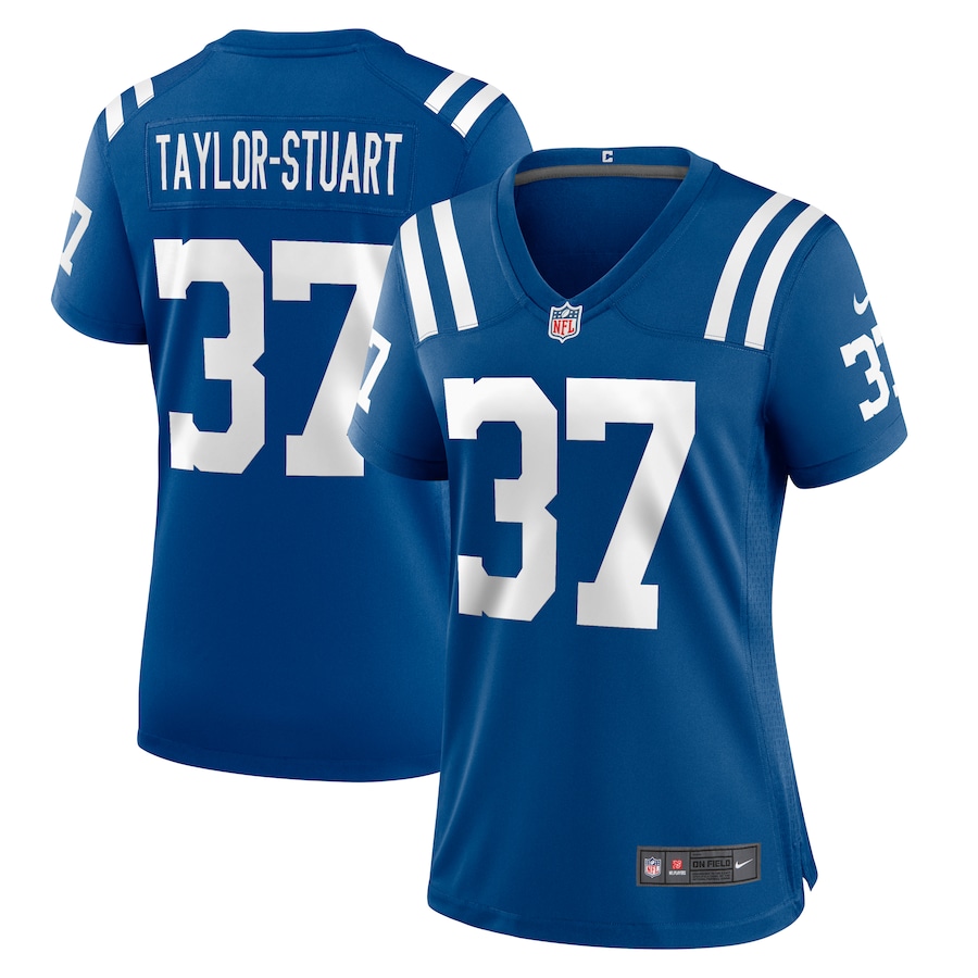 Isaac Taylor-Stuart Indianapolis Colts Nike Women's Team Game Jersey -  Royal