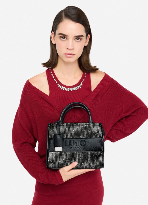 Borsa piccola con paillettes