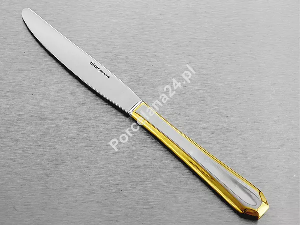 Komplet sztućców 24 cz. na 6 osób Hisar - Riva Gold (4.0/3.0 mm) złocone