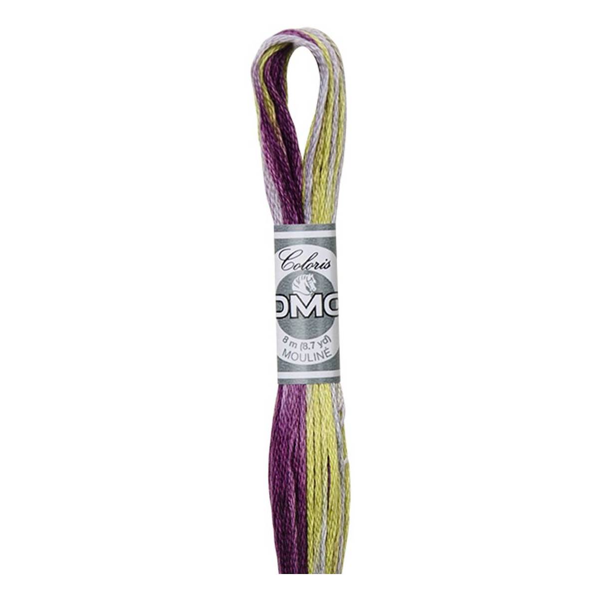 DMC Purple and Yellow Coloris Mouline Cotton Thread 8m (4503)
