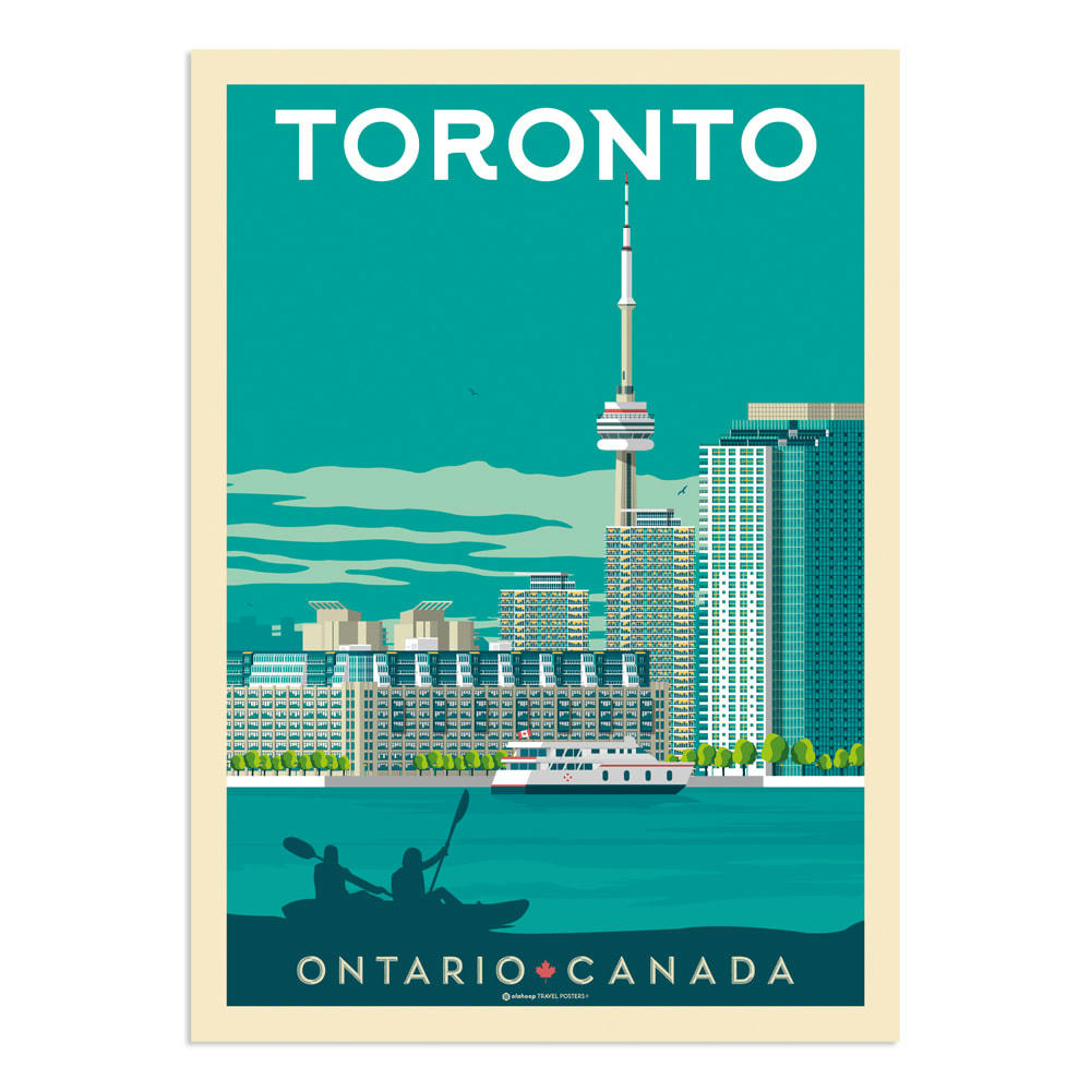 - Affiche Toronto  21x29,7 cm