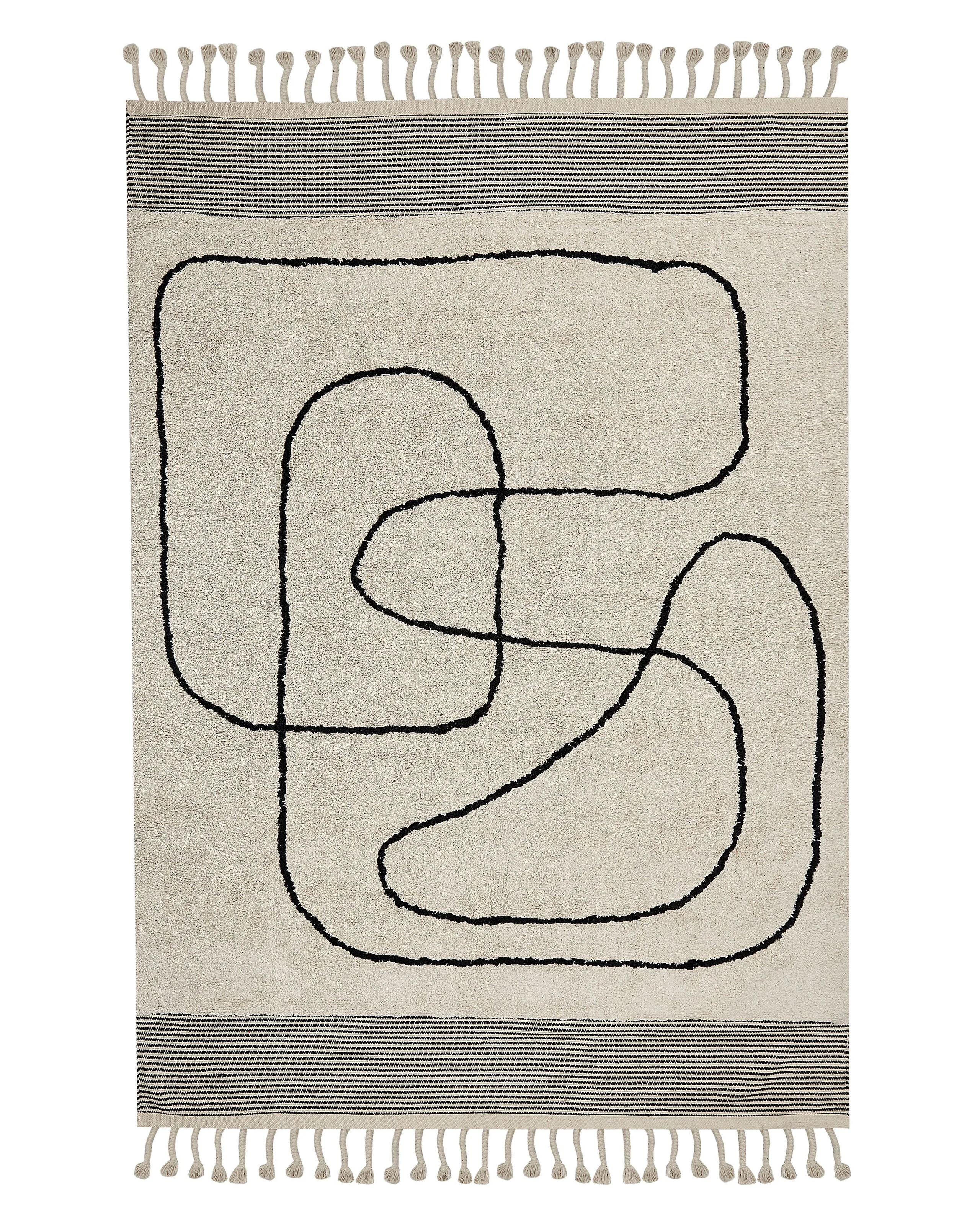 Dywan z abstrakcyjnym wzorem 140x200 cm