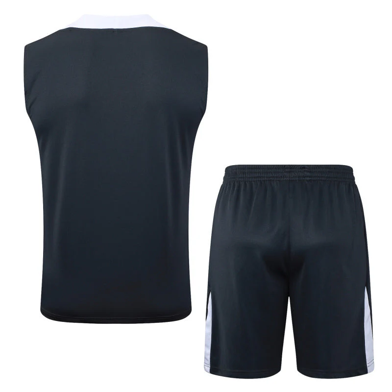 Chelsea Kit Black Jersey + Shorts - No Sleeve 25/26